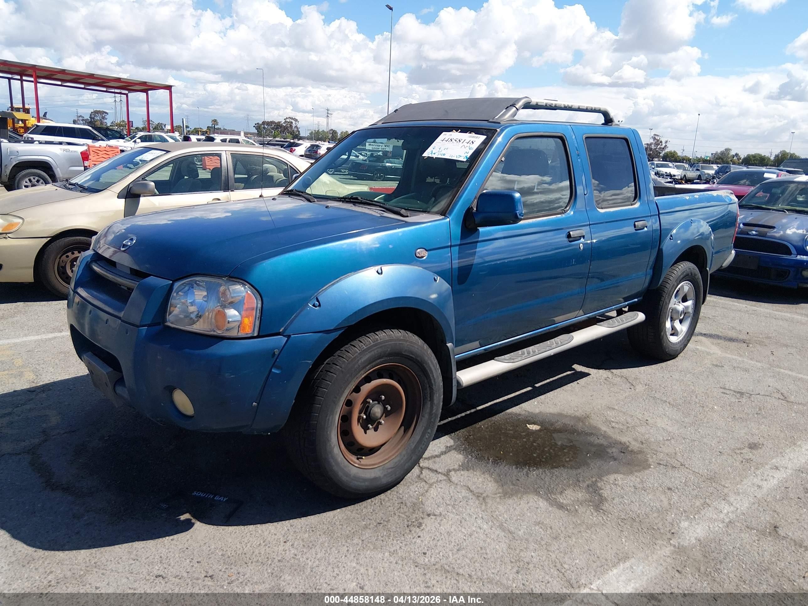 2004 Nissan Frontier Le V6 Blue vin: 1N6ED27TX4C458068