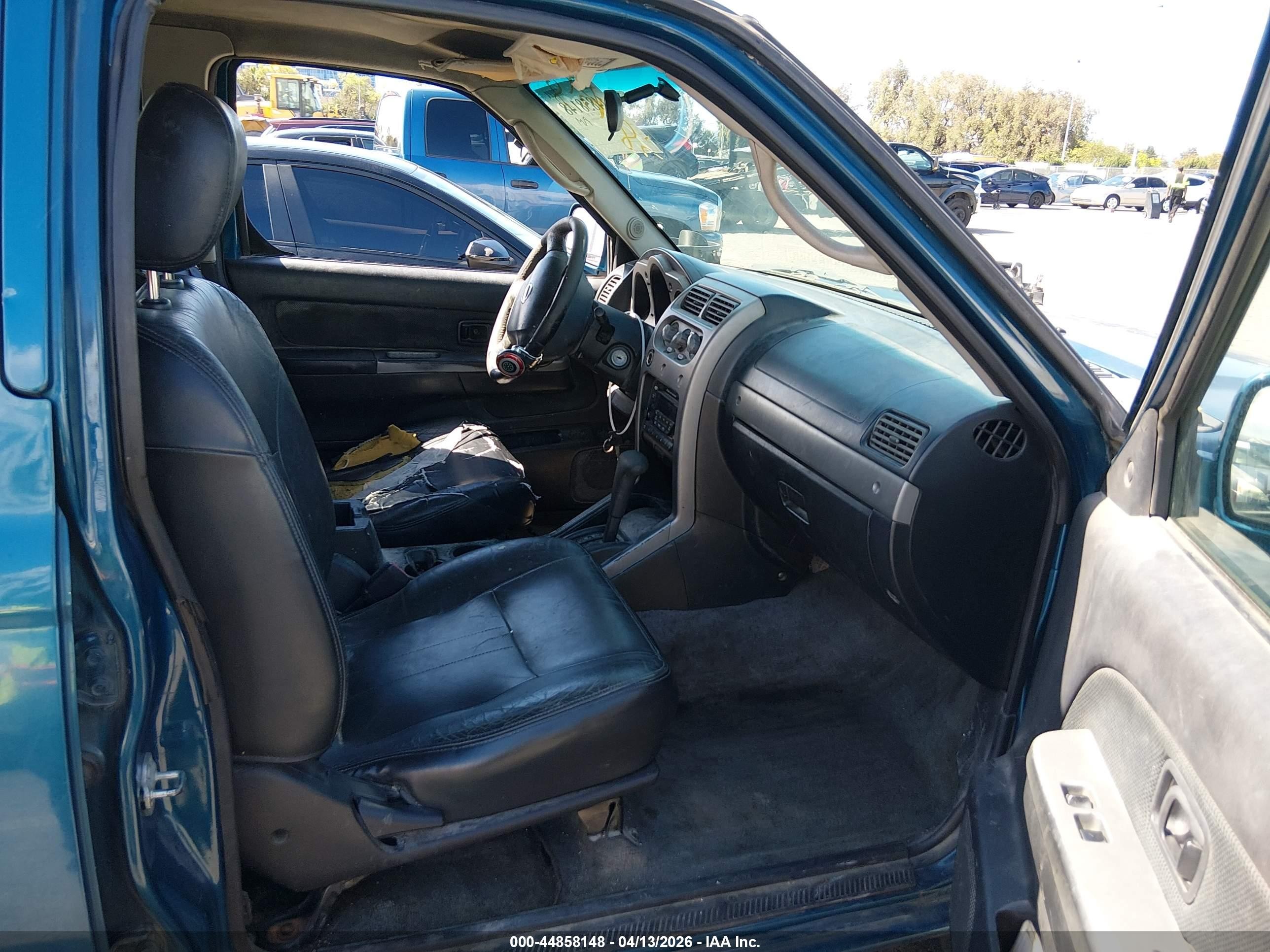 2004 Nissan Frontier Le V6 Blue vin: 1N6ED27TX4C458068