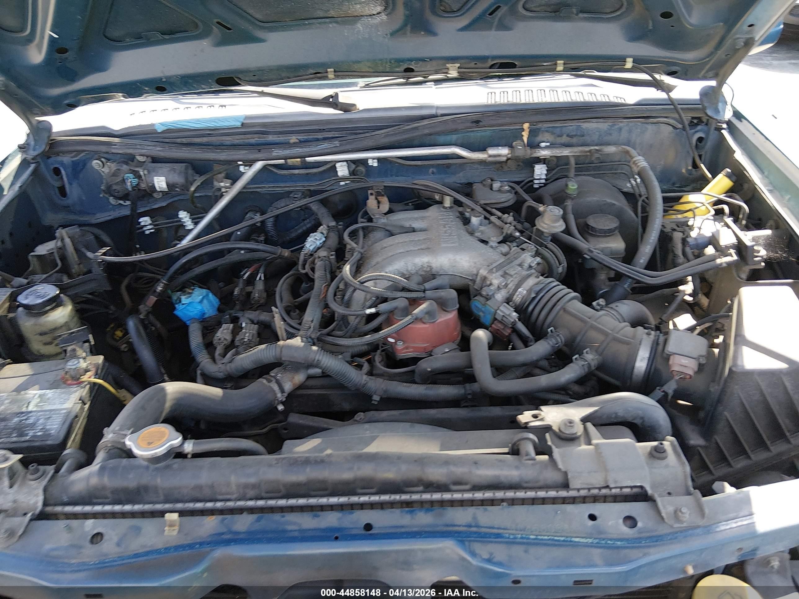 2004 Nissan Frontier Le V6 Blue vin: 1N6ED27TX4C458068