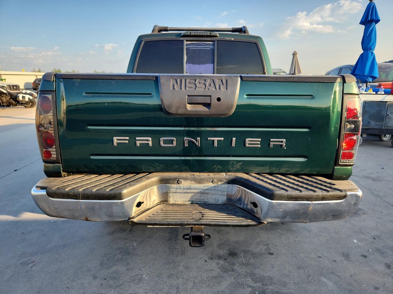 2000 Nissan Frontier Xe Green vin: 1N6ED27TXYC325171