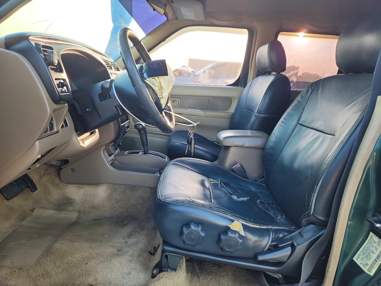 2000 Nissan Frontier Xe Green vin: 1N6ED27TXYC325171
