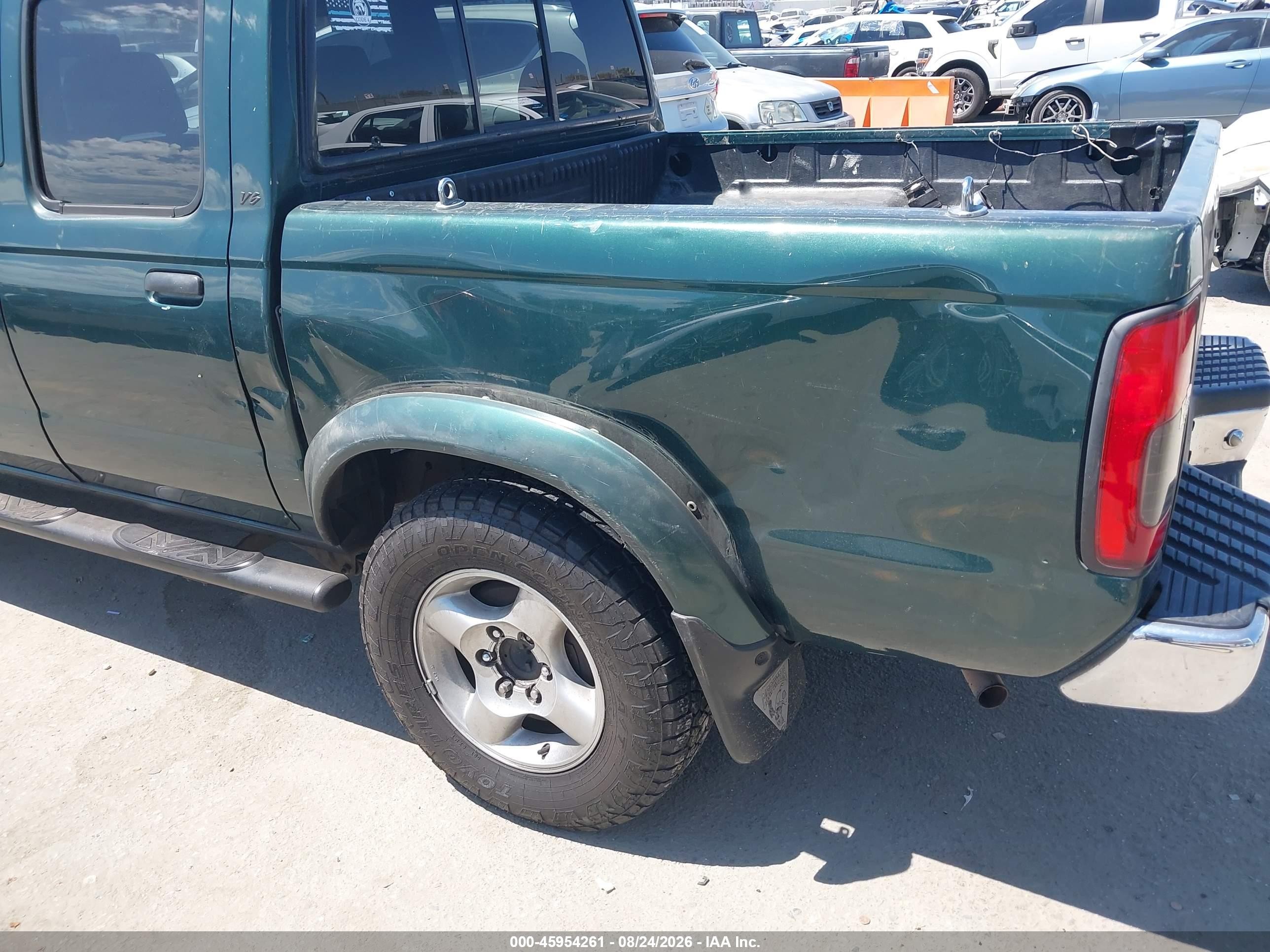 2000 Nissan Frontier Se-v6/xe-v6 Green vin: 1N6ED27TXYC383877