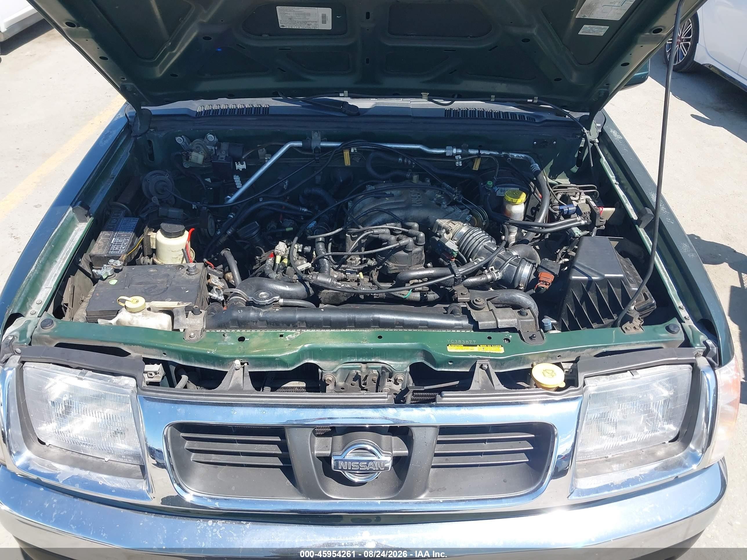 2000 Nissan Frontier Se-v6/xe-v6 Green vin: 1N6ED27TXYC383877