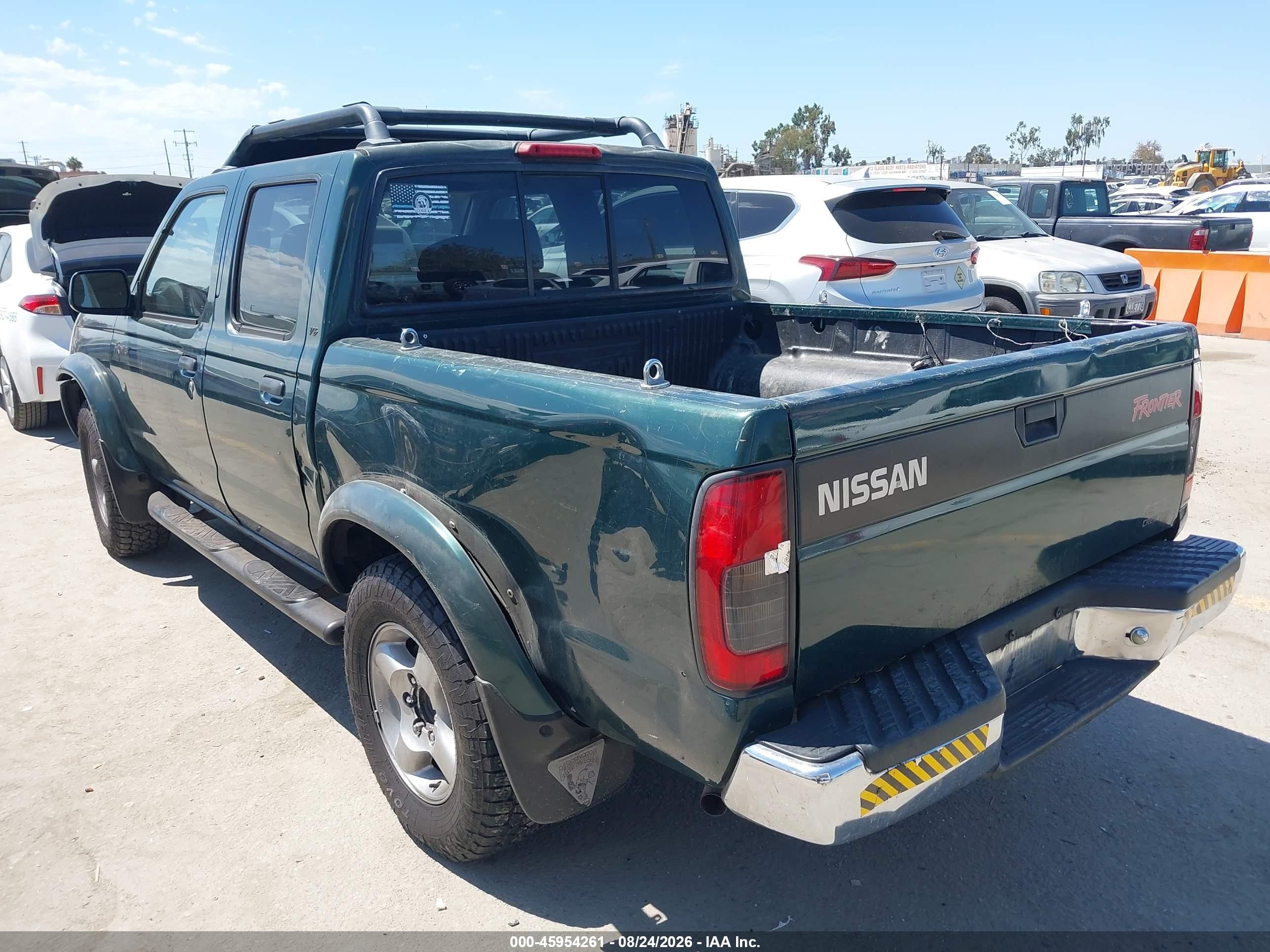 2000 Nissan Frontier Se-v6/xe-v6 Green vin: 1N6ED27TXYC383877