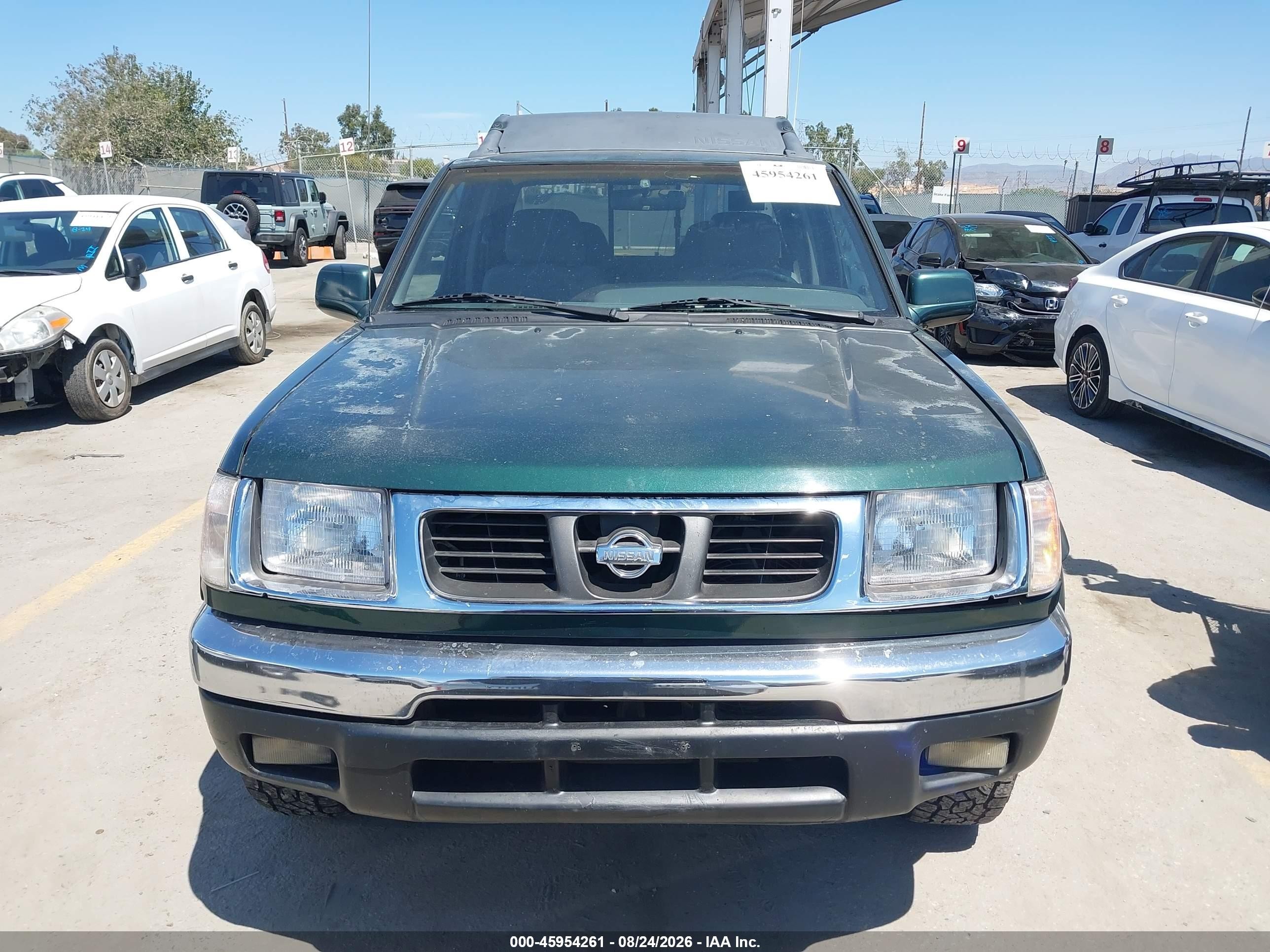 2000 Nissan Frontier Se-v6/xe-v6 Green vin: 1N6ED27TXYC383877
