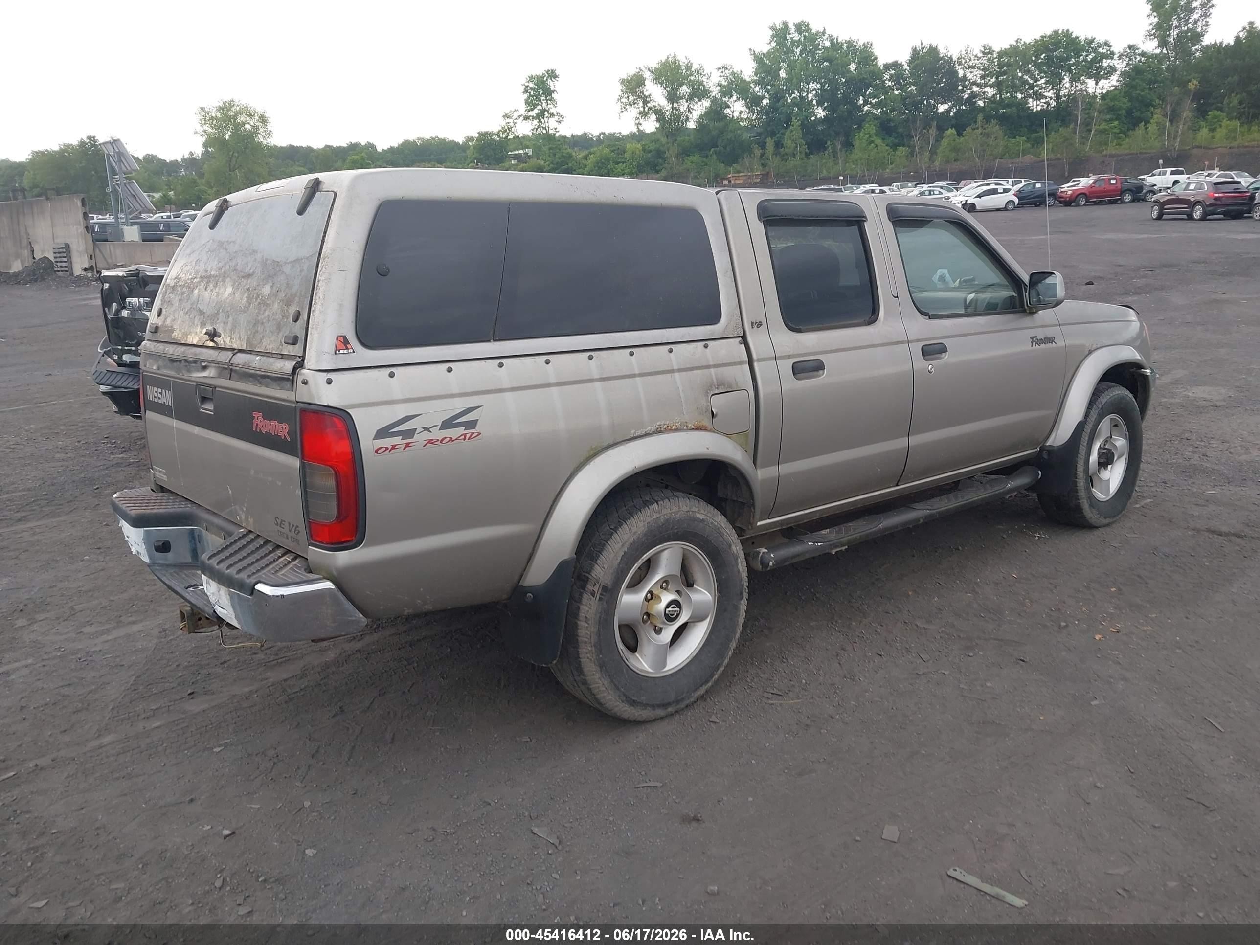 2000 Nissan Frontier Se-v6/xe-v6 Gold vin: 1N6ED27Y0YC354660