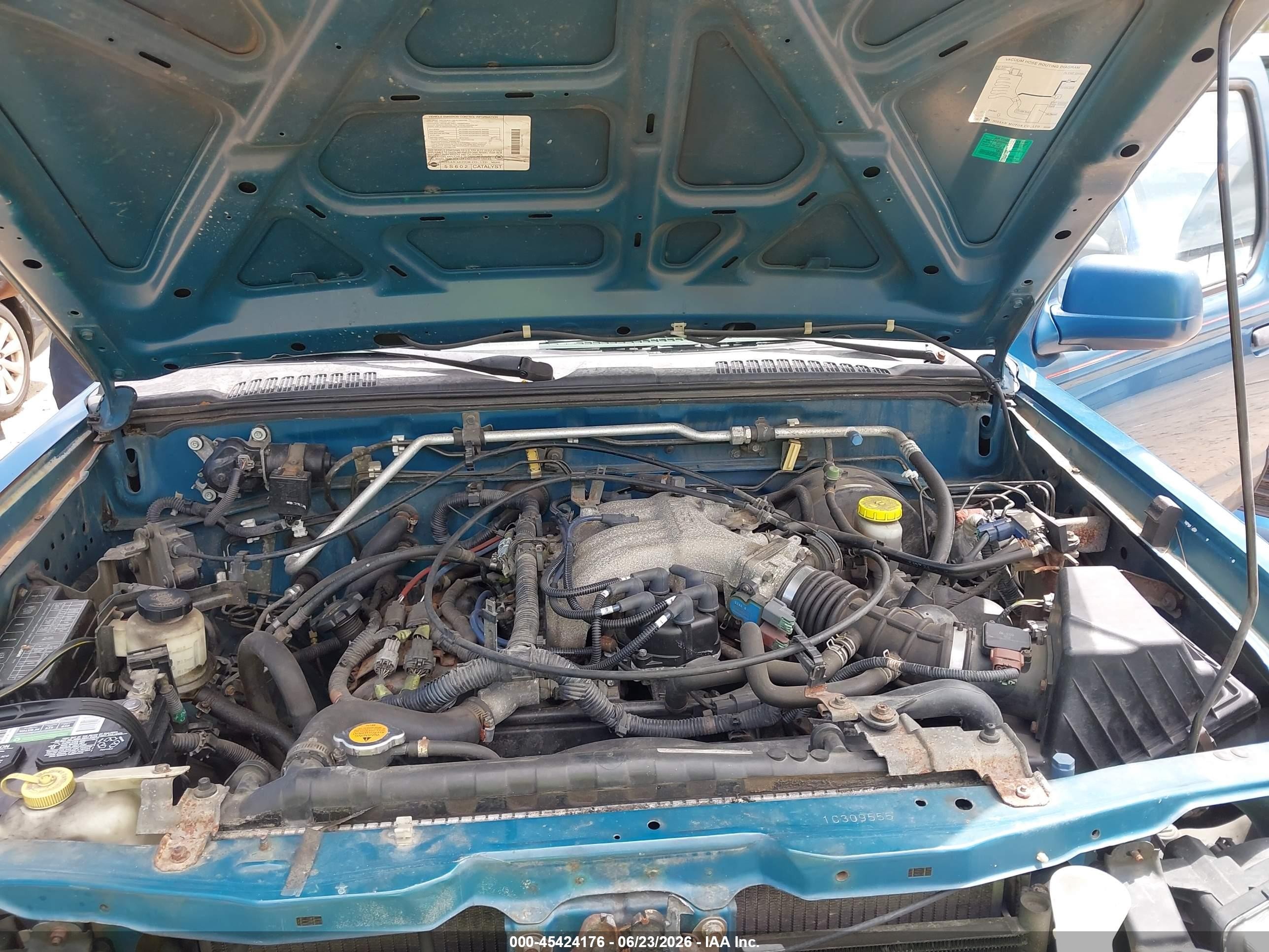 2001 Nissan Frontier Se-v6 Blue vin: 1N6ED27Y11C309555