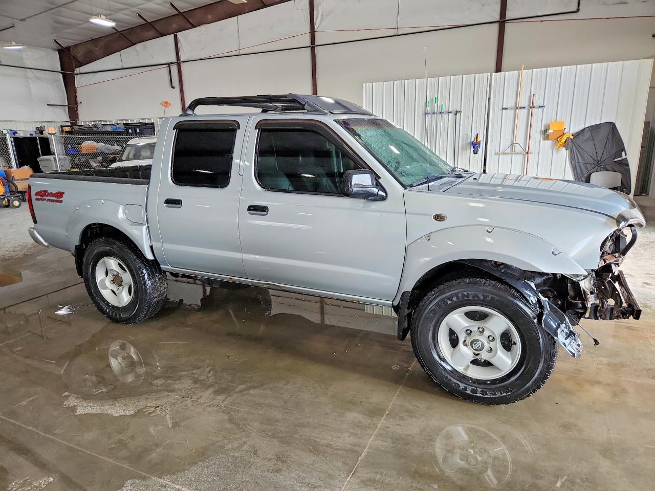 2001 Nissan Frontier Xe Silver vin: 1N6ED27Y11C326517