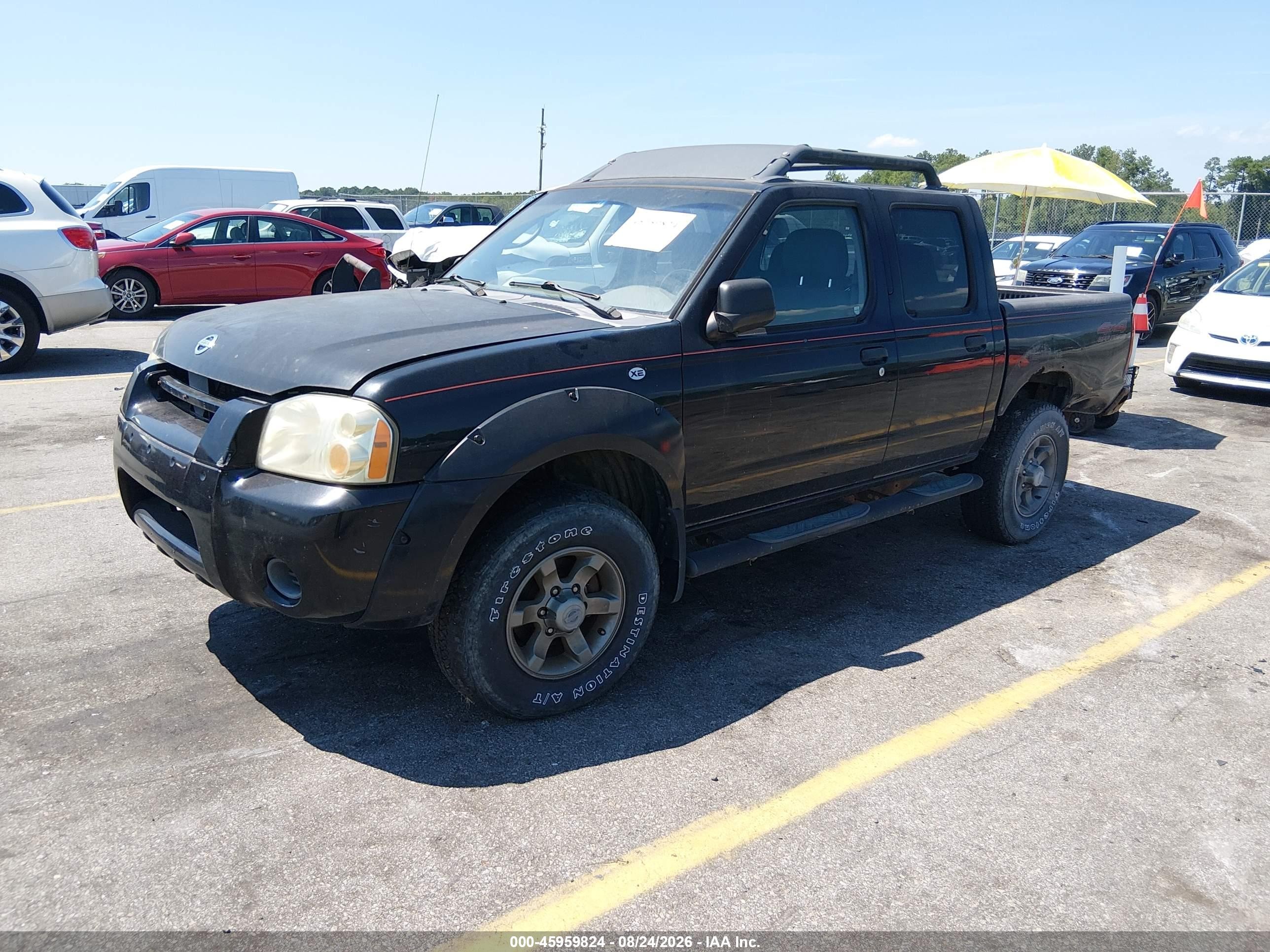 2004 Nissan Frontier Xe-v6 Black vin: 1N6ED27Y14C469925