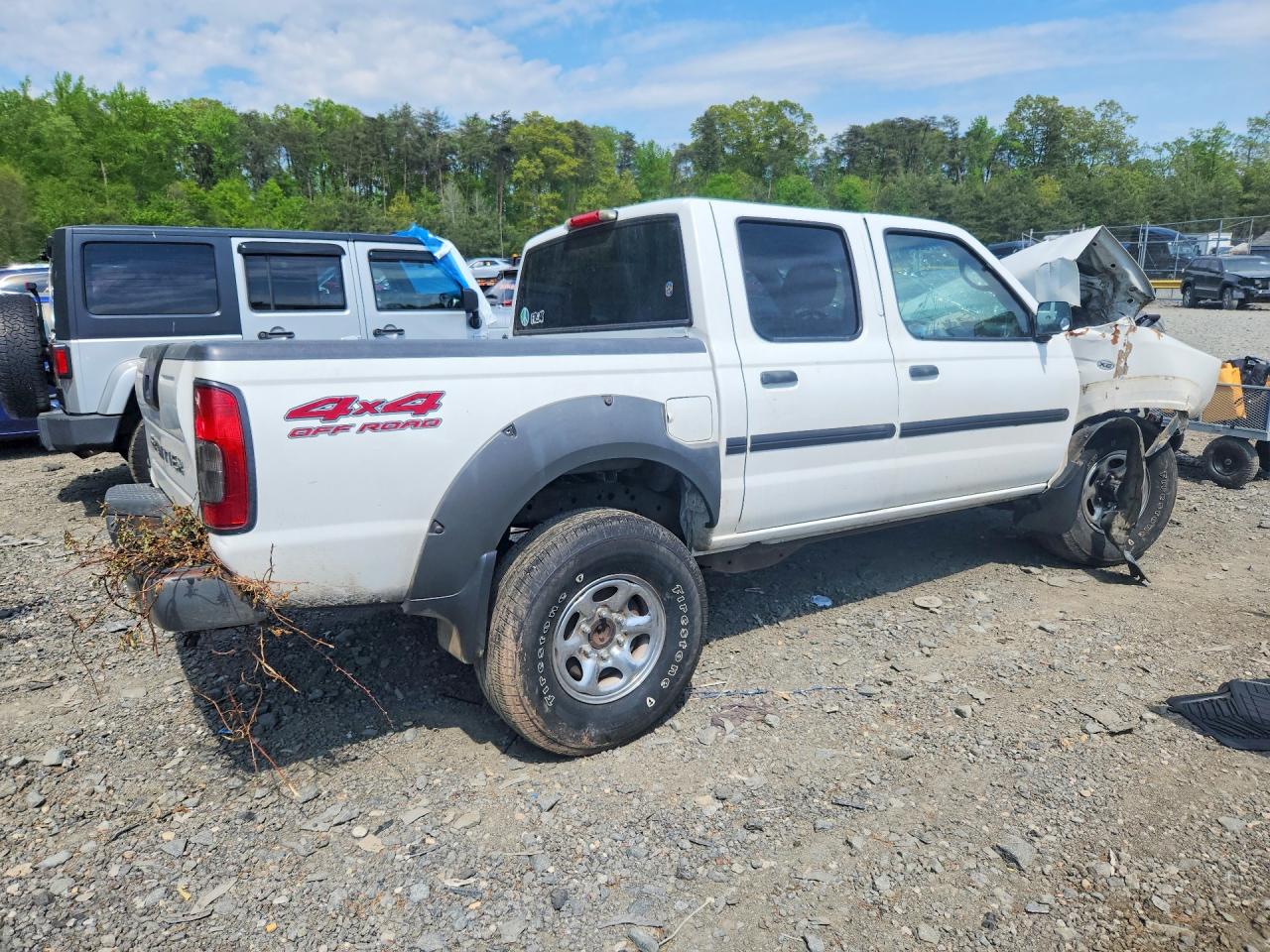 2003 Nissan Frontier Xe-v6 White vin: 1N6ED27Y23C404399