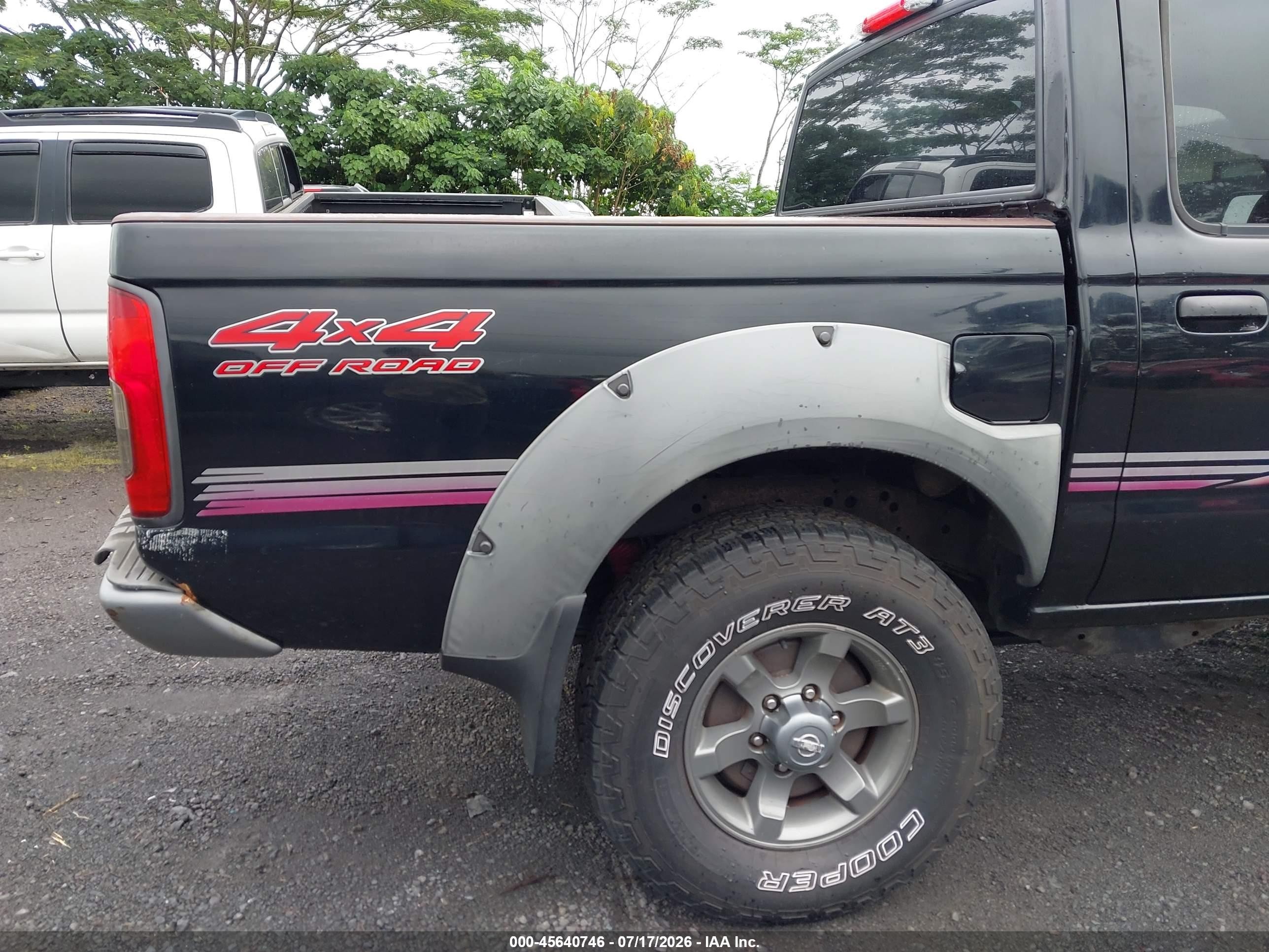 2003 Nissan Frontier Xe-v6 Black vin: 1N6ED27Y23C441646