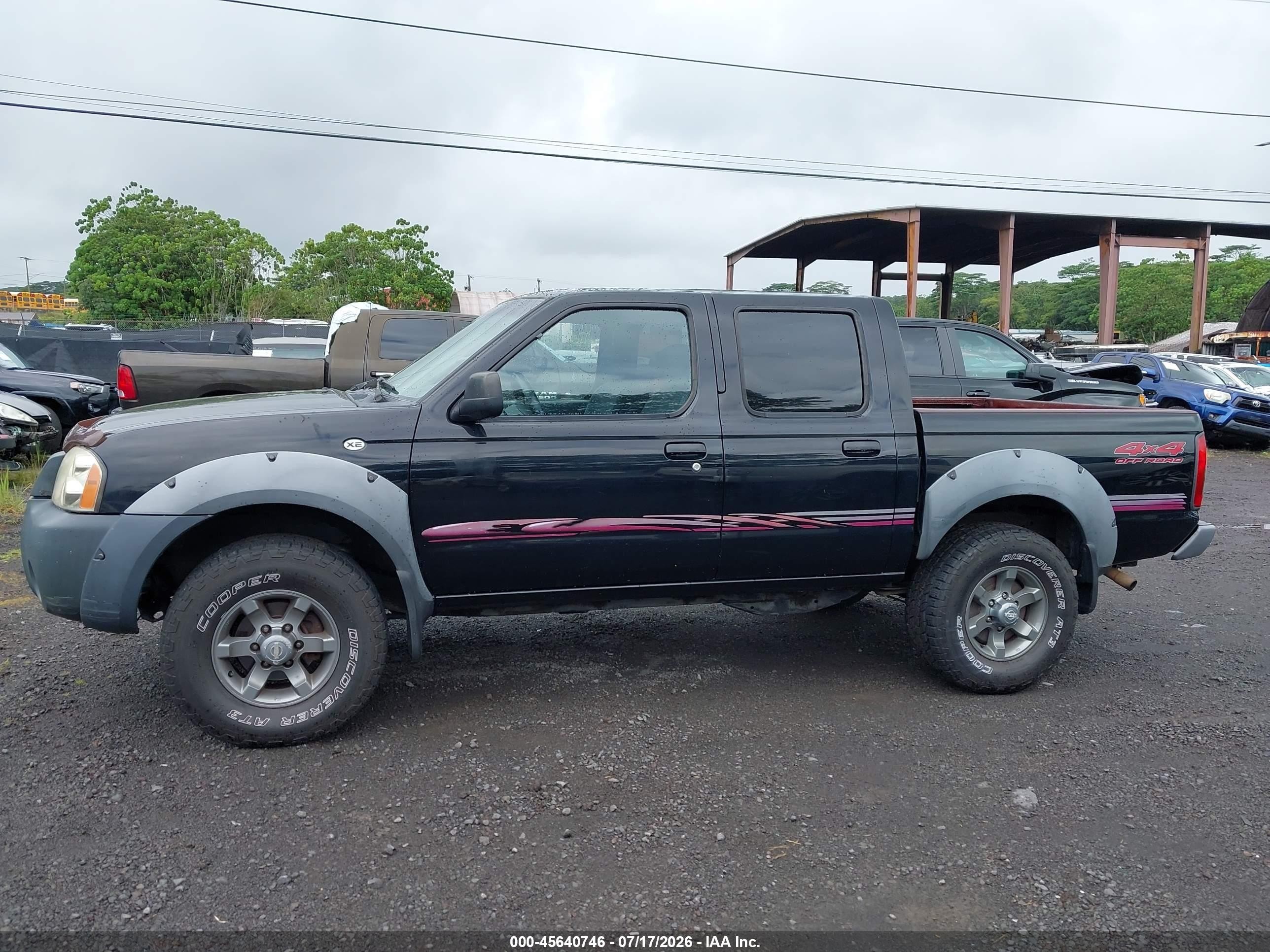 2003 Nissan Frontier Xe-v6 Black vin: 1N6ED27Y23C441646
