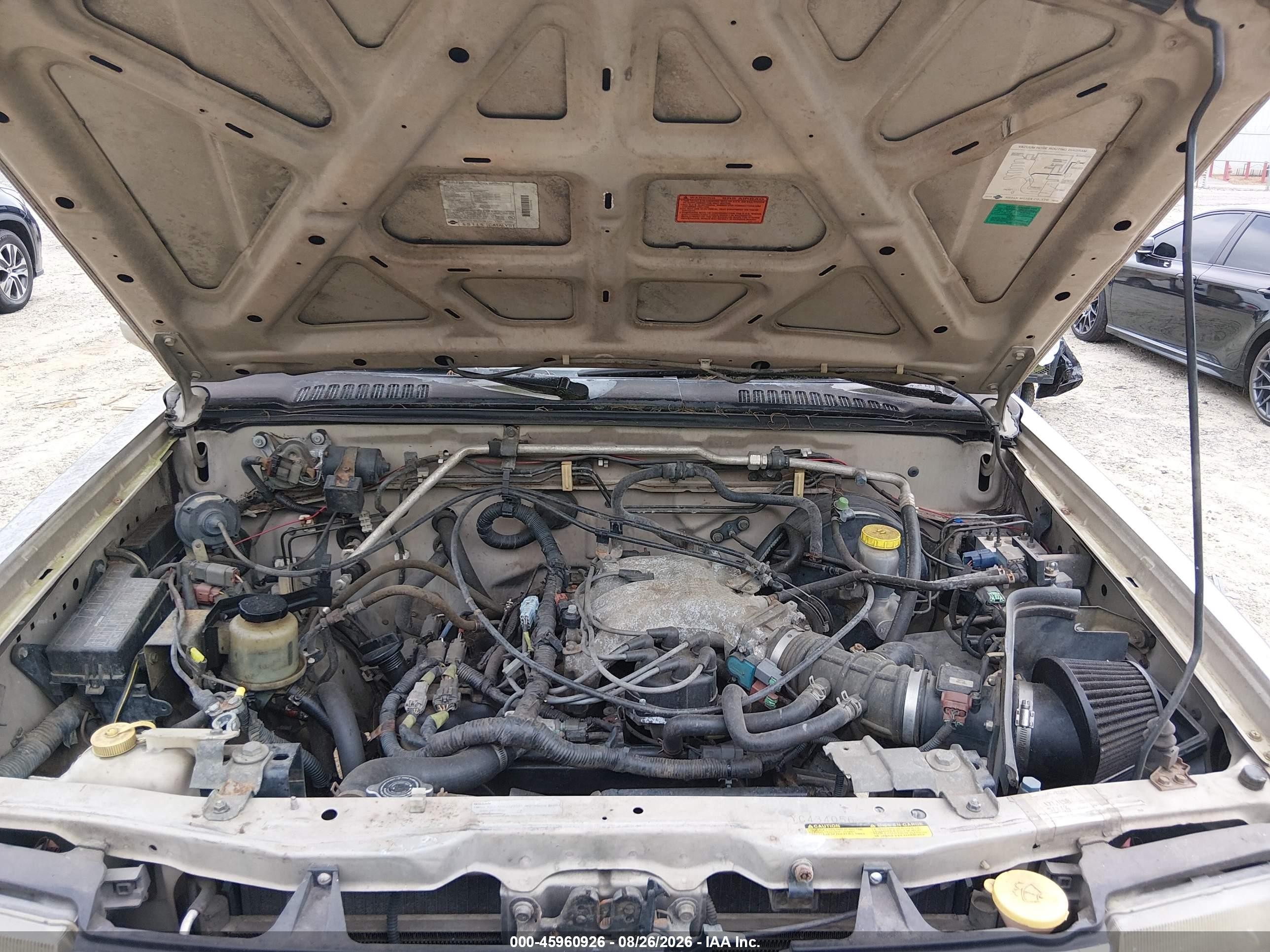 2000 Nissan Frontier Se-v6/xe-v6 Серый vin: 1N6ED27Y2YC434056