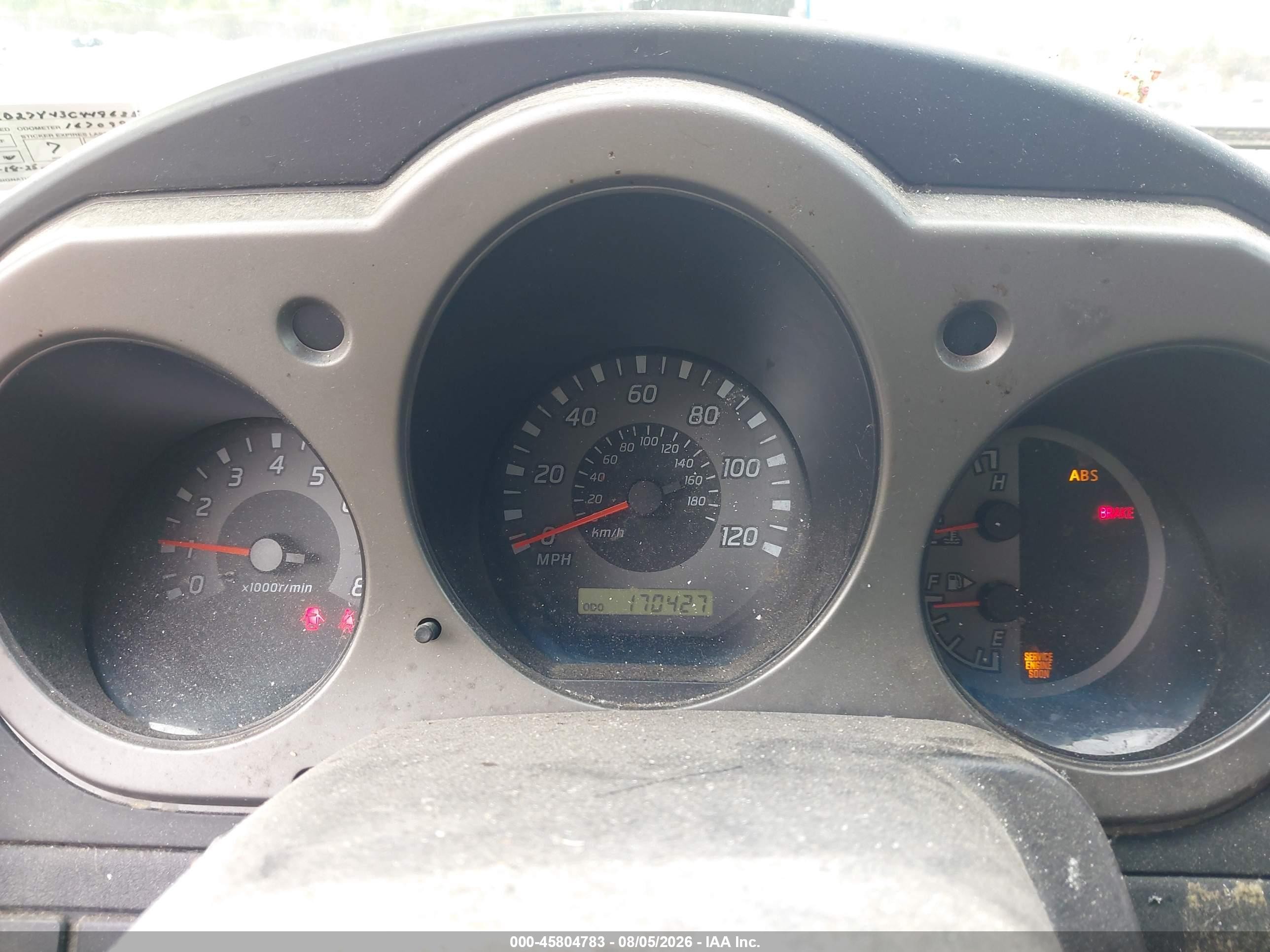 2003 Nissan Frontier Se-v6 Beige vin: 1N6ED27Y43C449635