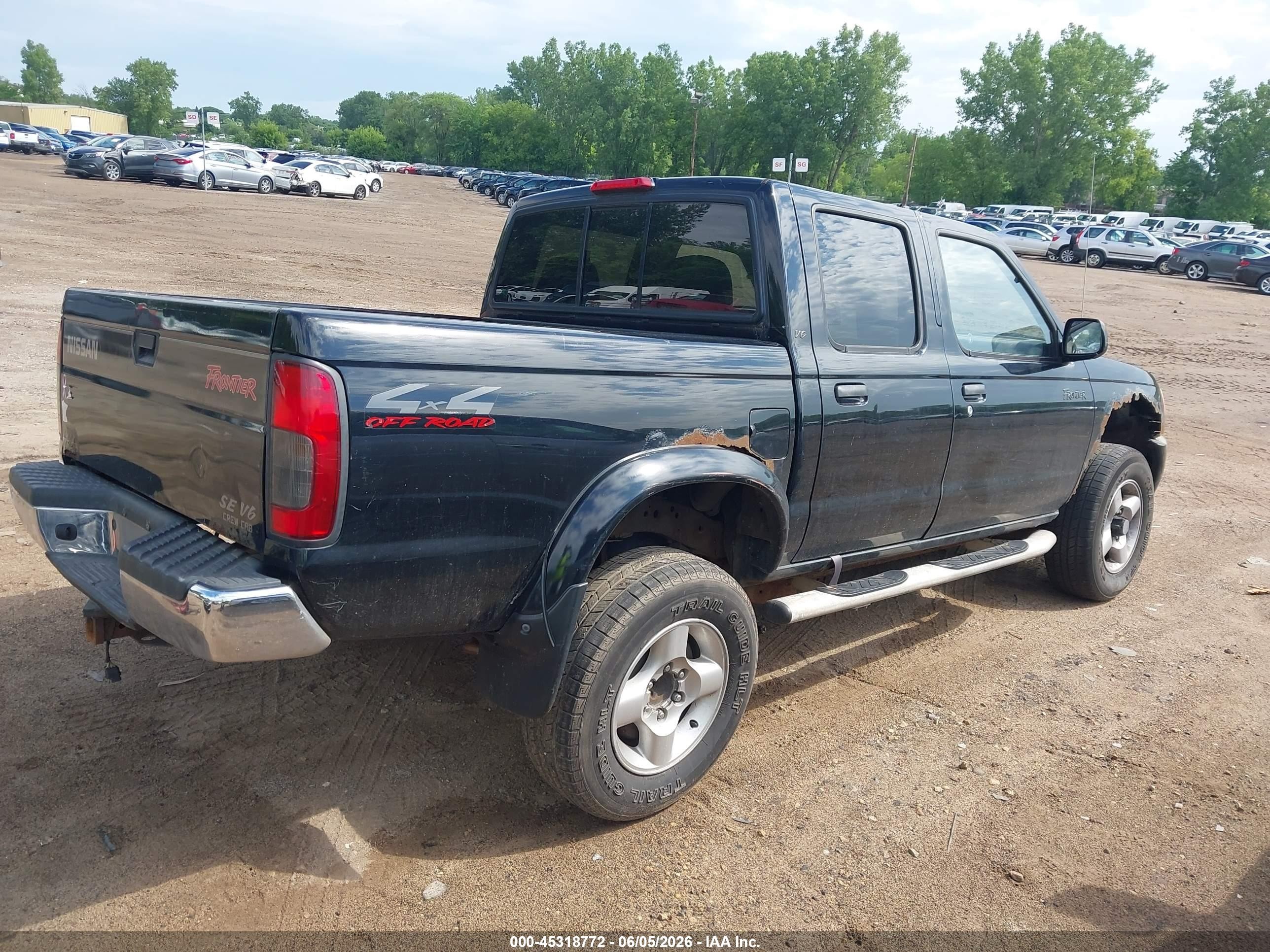 2000 Nissan Frontier Se-v6/xe-v6 Черный vin: 1N6ED27Y4YC354385
