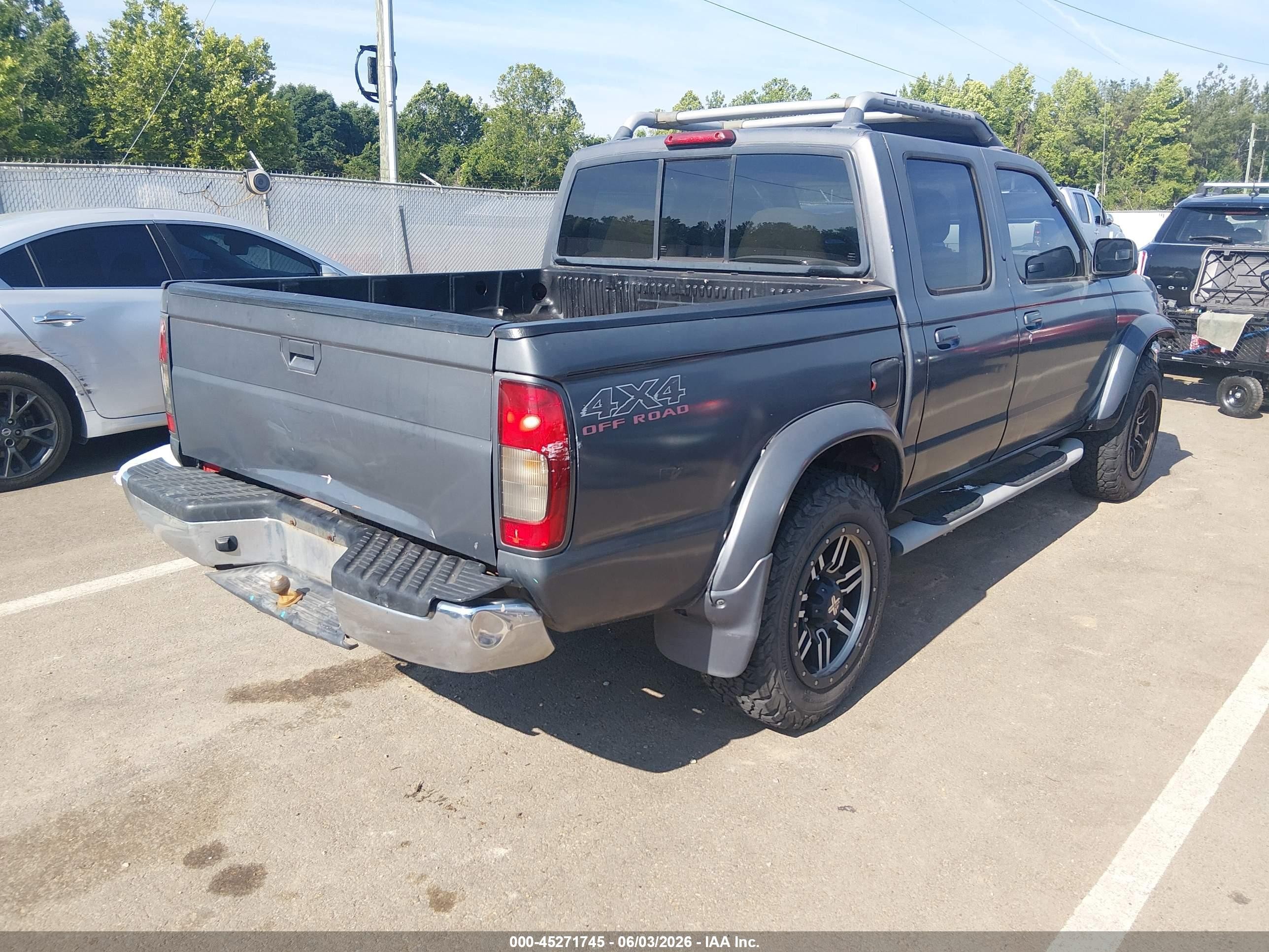2000 Nissan Frontier Se-v6/xe-v6 Blue vin: 1N6ED27Y4YC390058