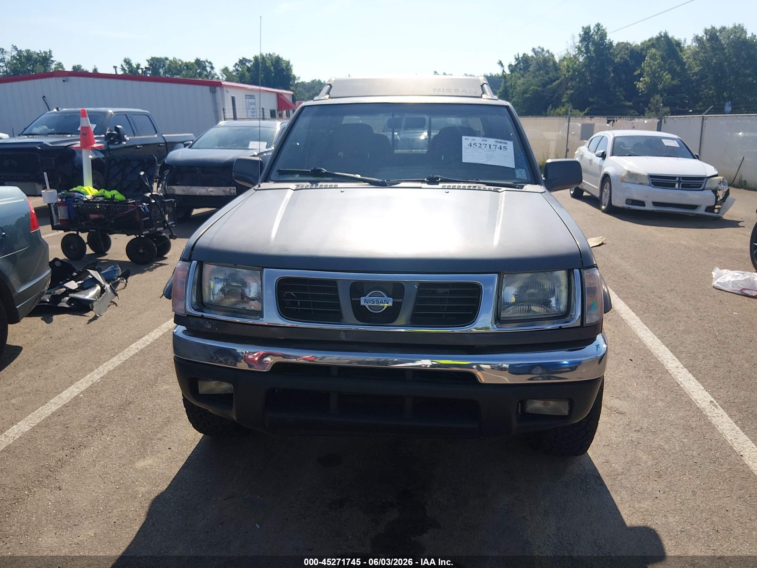 2000 Nissan Frontier Se-v6/xe-v6 Blue vin: 1N6ED27Y4YC390058