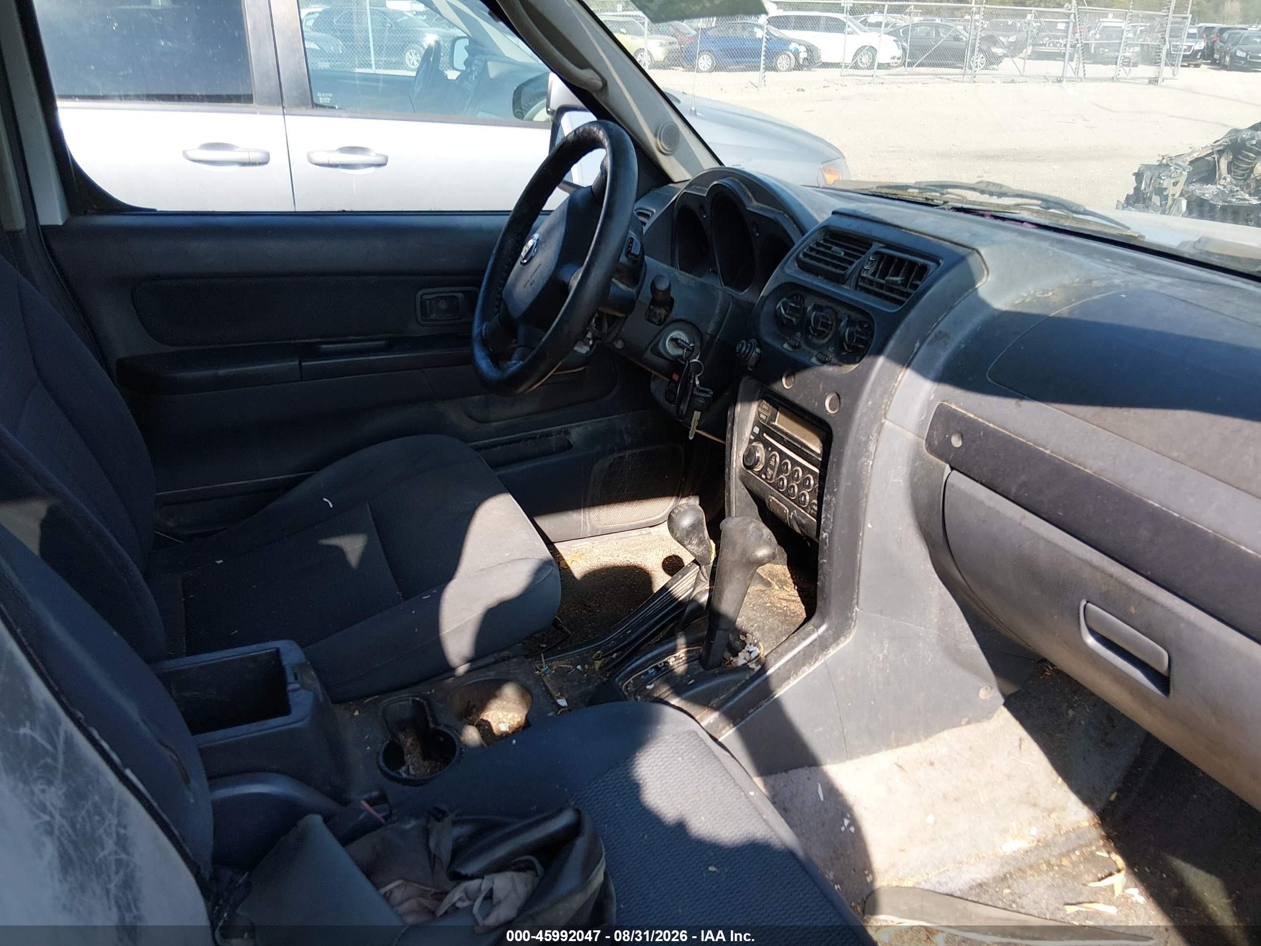 2002 Nissan Frontier Xe-v6 Silver vin: 1N6ED27Y62C392451