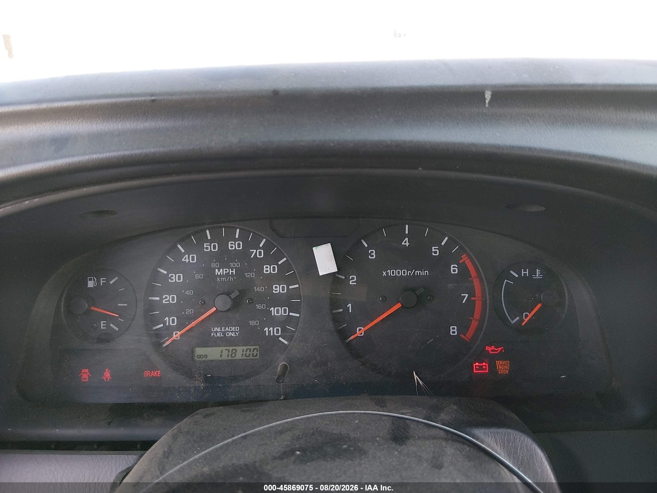 2000 Nissan Frontier Se-v6/xe-v6 Серебряный vin: 1N6ED27Y6YC331450