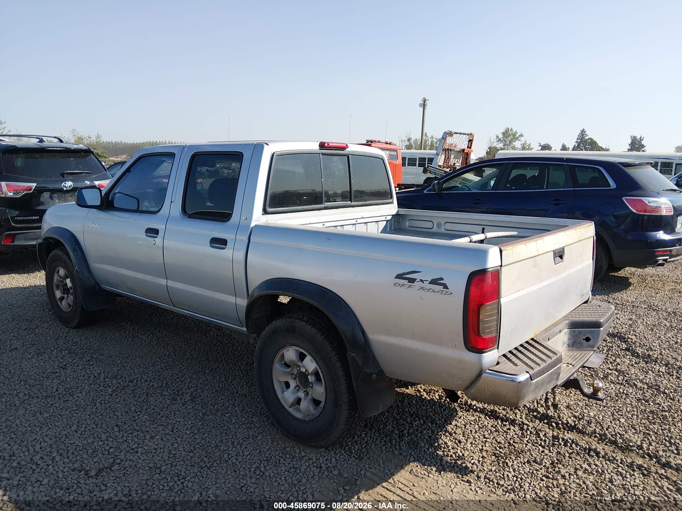 2000 Nissan Frontier Se-v6/xe-v6 Серебряный vin: 1N6ED27Y6YC331450