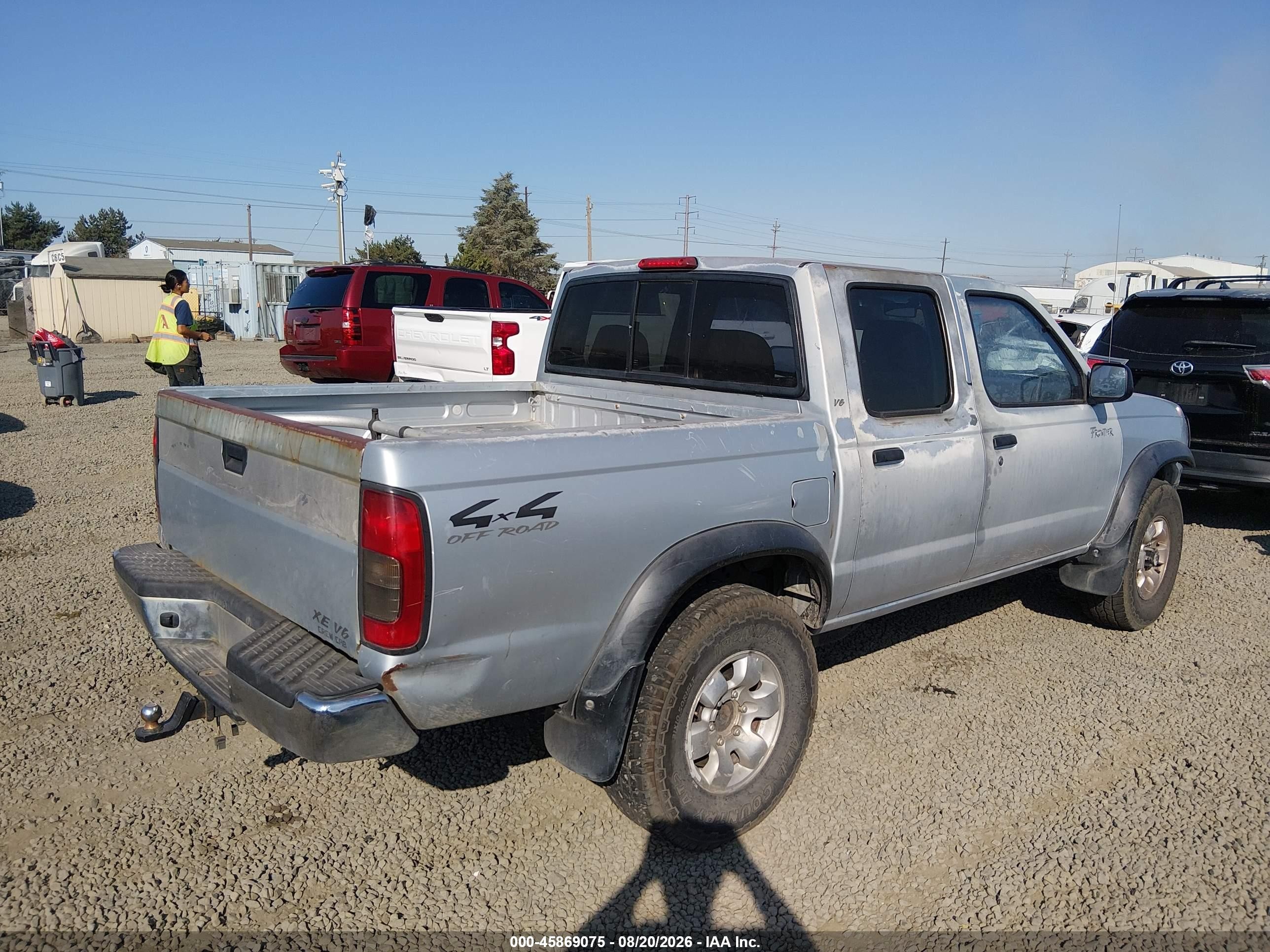 2000 Nissan Frontier Se-v6/xe-v6 Серебряный vin: 1N6ED27Y6YC331450