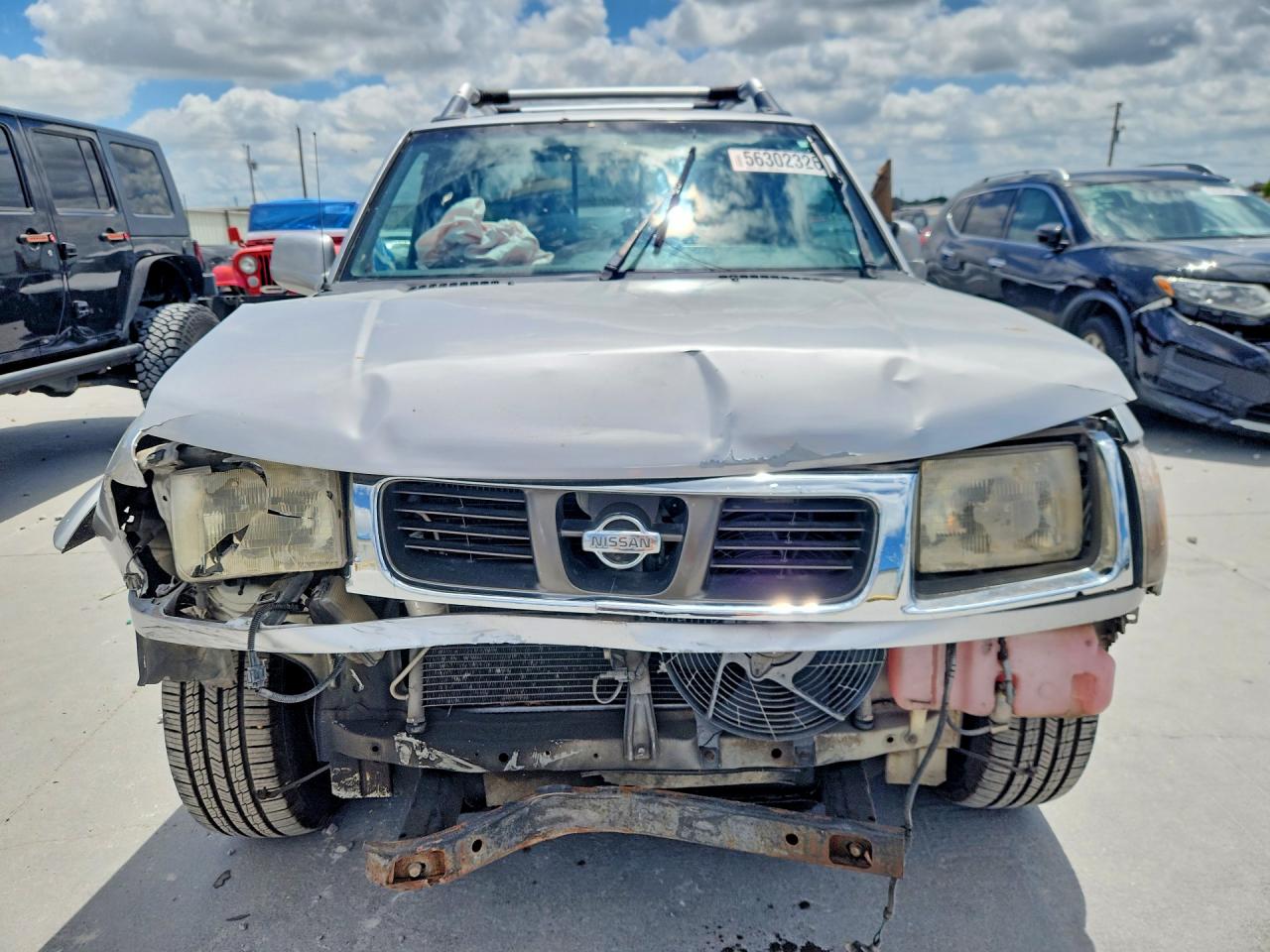 2000 Nissan Frontier Xe Silver vin: 1N6ED27Y6YC375609