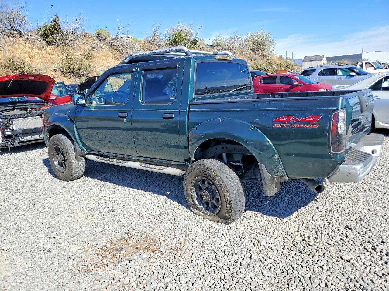2001 Nissan Frontier Xe Green vin: 1N6ED27Y71C304540
