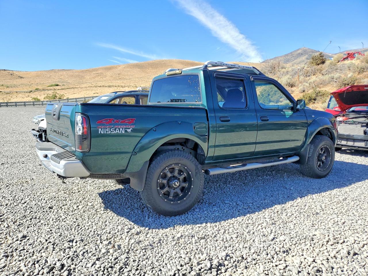 2001 Nissan Frontier Xe Green vin: 1N6ED27Y71C304540