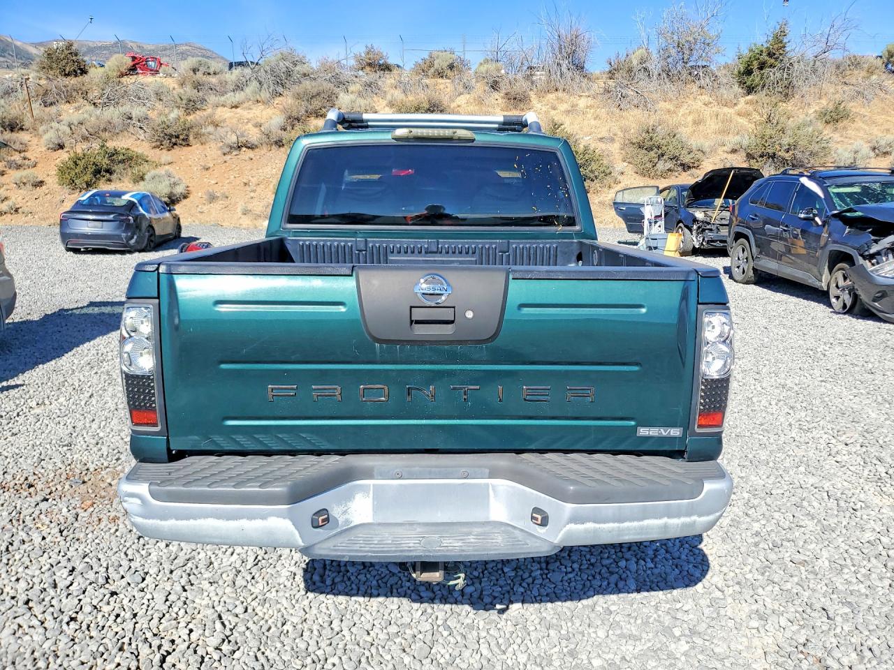2001 Nissan Frontier Xe Green vin: 1N6ED27Y71C304540
