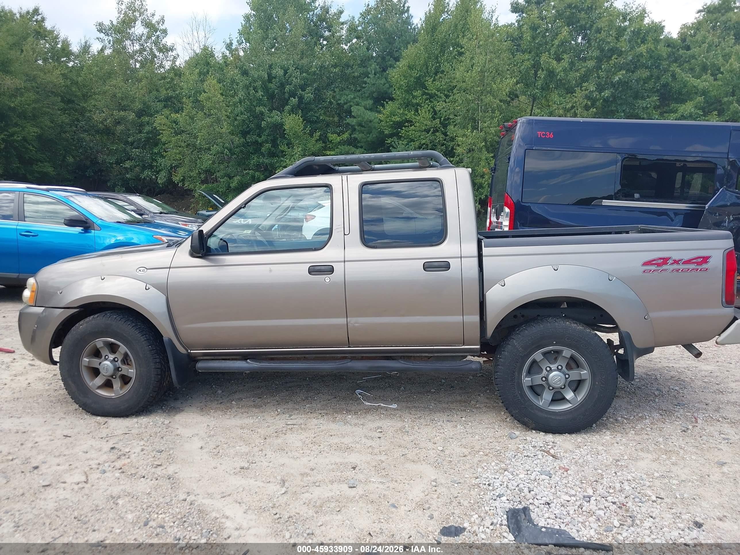 2004 Nissan Frontier Xe-v6 Beige vin: 1N6ED27Y74C423497