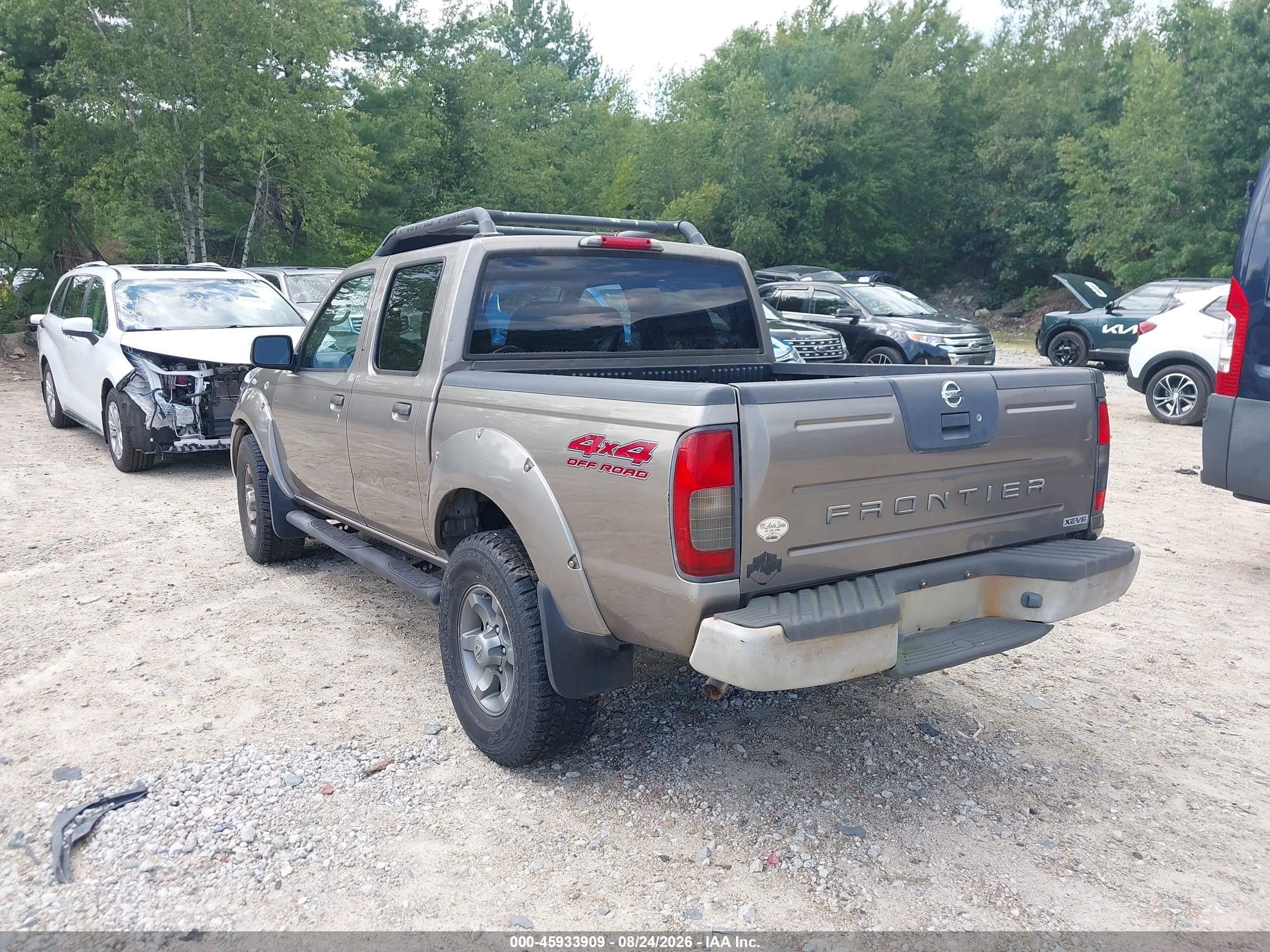 2004 Nissan Frontier Xe-v6 Beige vin: 1N6ED27Y74C423497