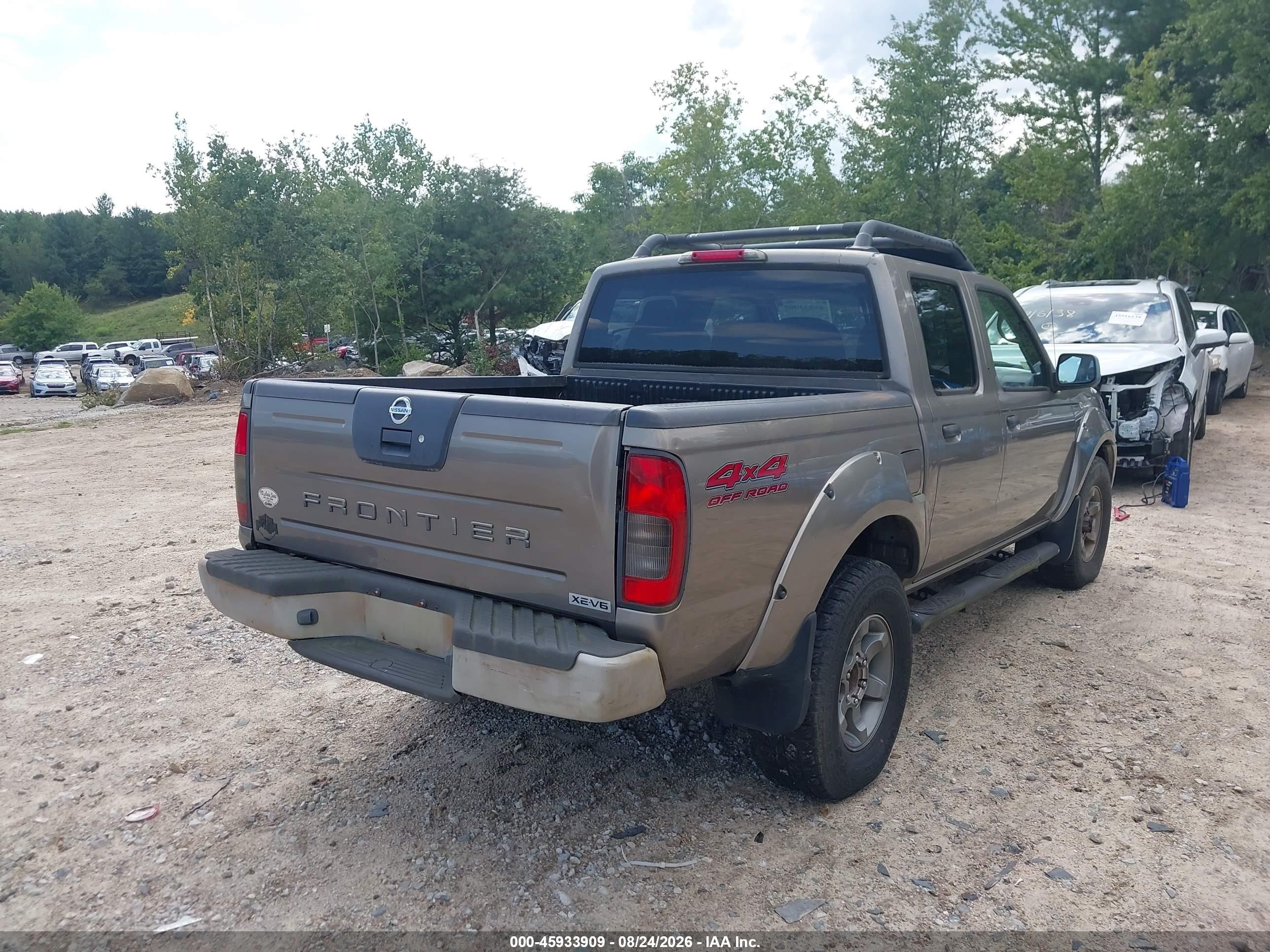 2004 Nissan Frontier Xe-v6 Beige vin: 1N6ED27Y74C423497