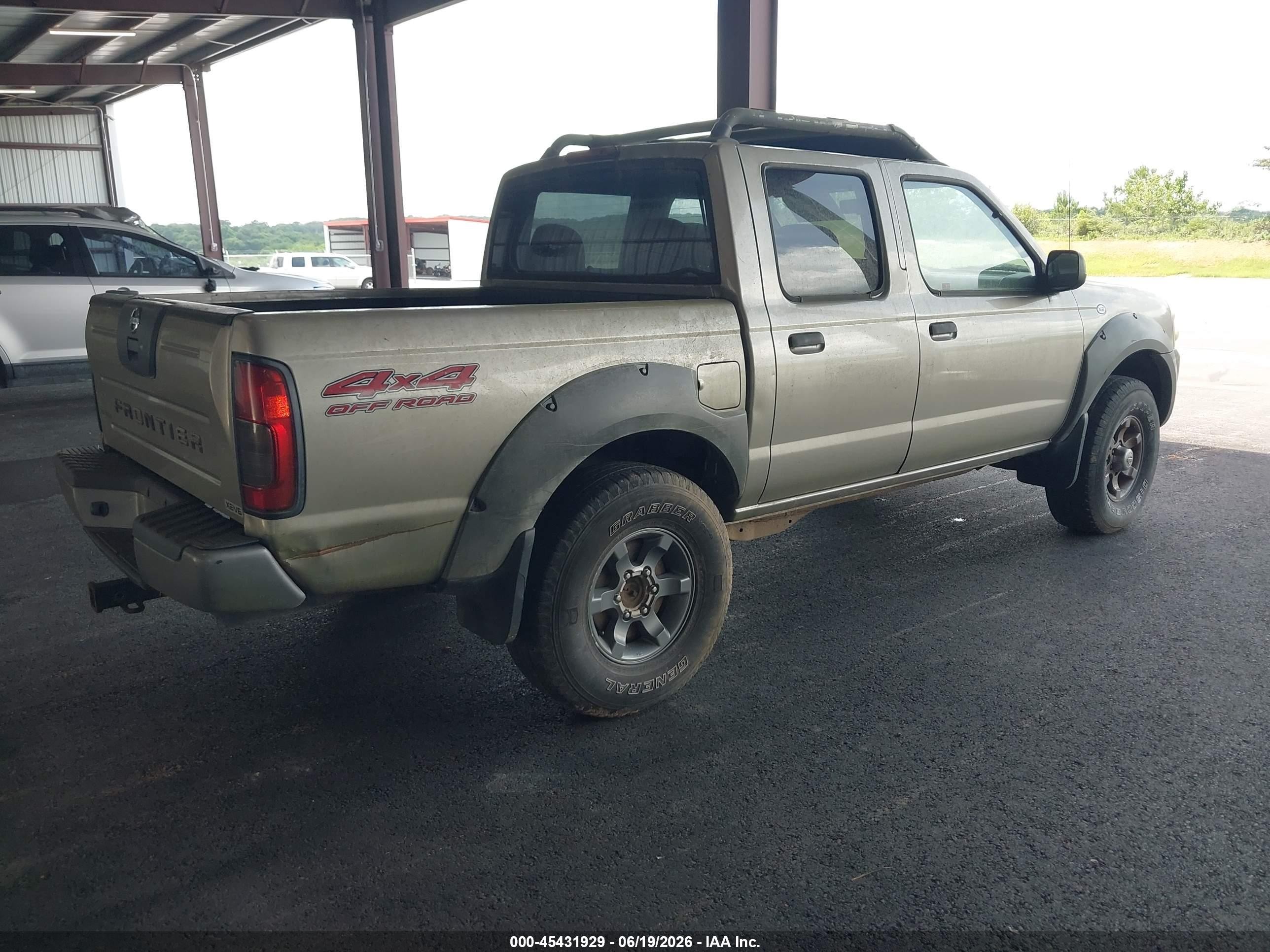 2001 Nissan Frontier Xe-v6 Champagne vin: 1N6ED27Y81C370708