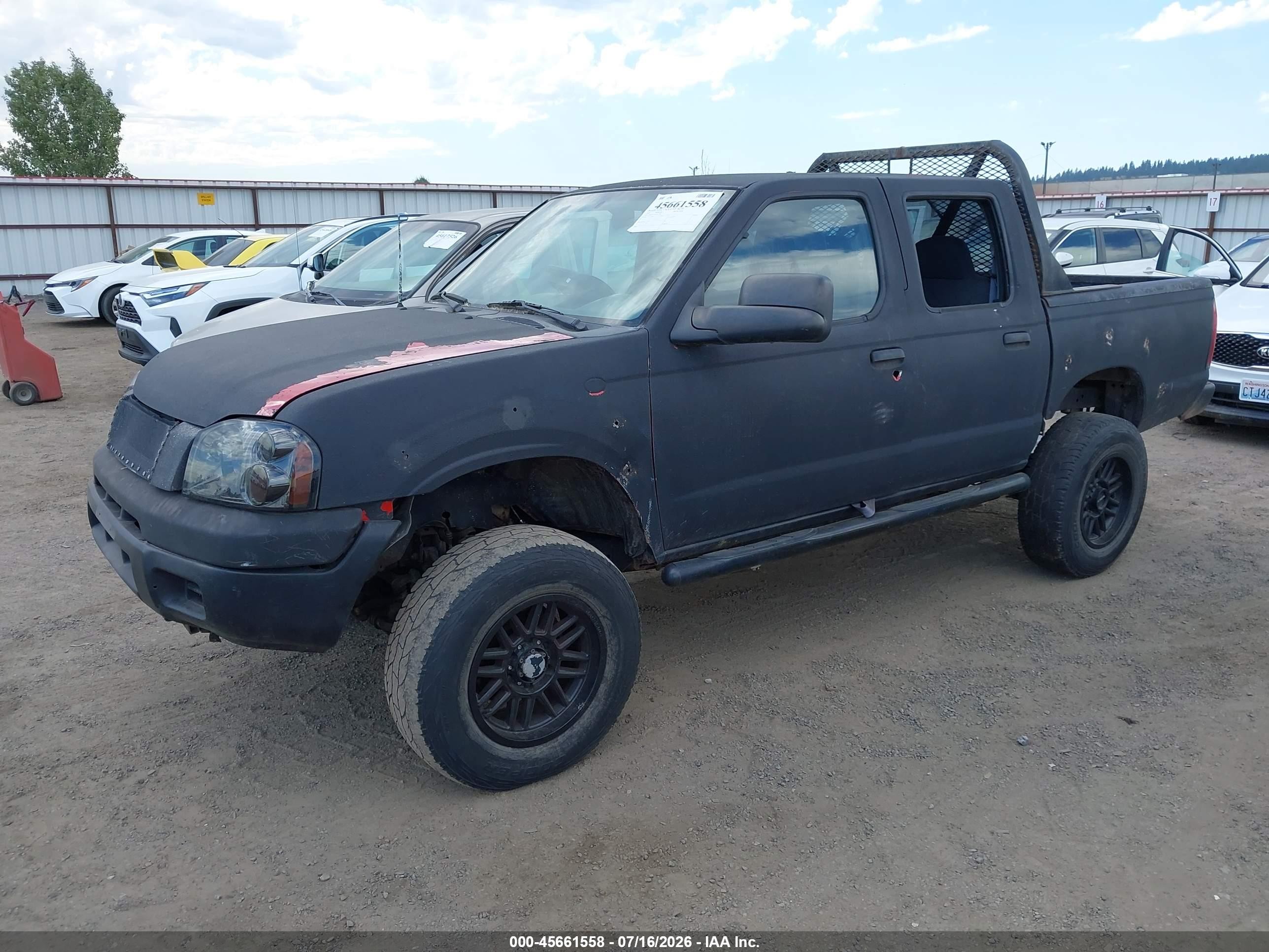 2002 Nissan Frontier Xe-v6 Red vin: 1N6ED27Y82C351738