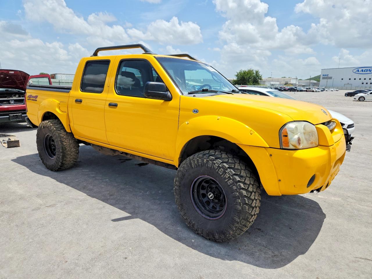 2004 Nissan Frontier Crew Cab Xe V6 Yellow vin: 1N6ED27Y84C446125