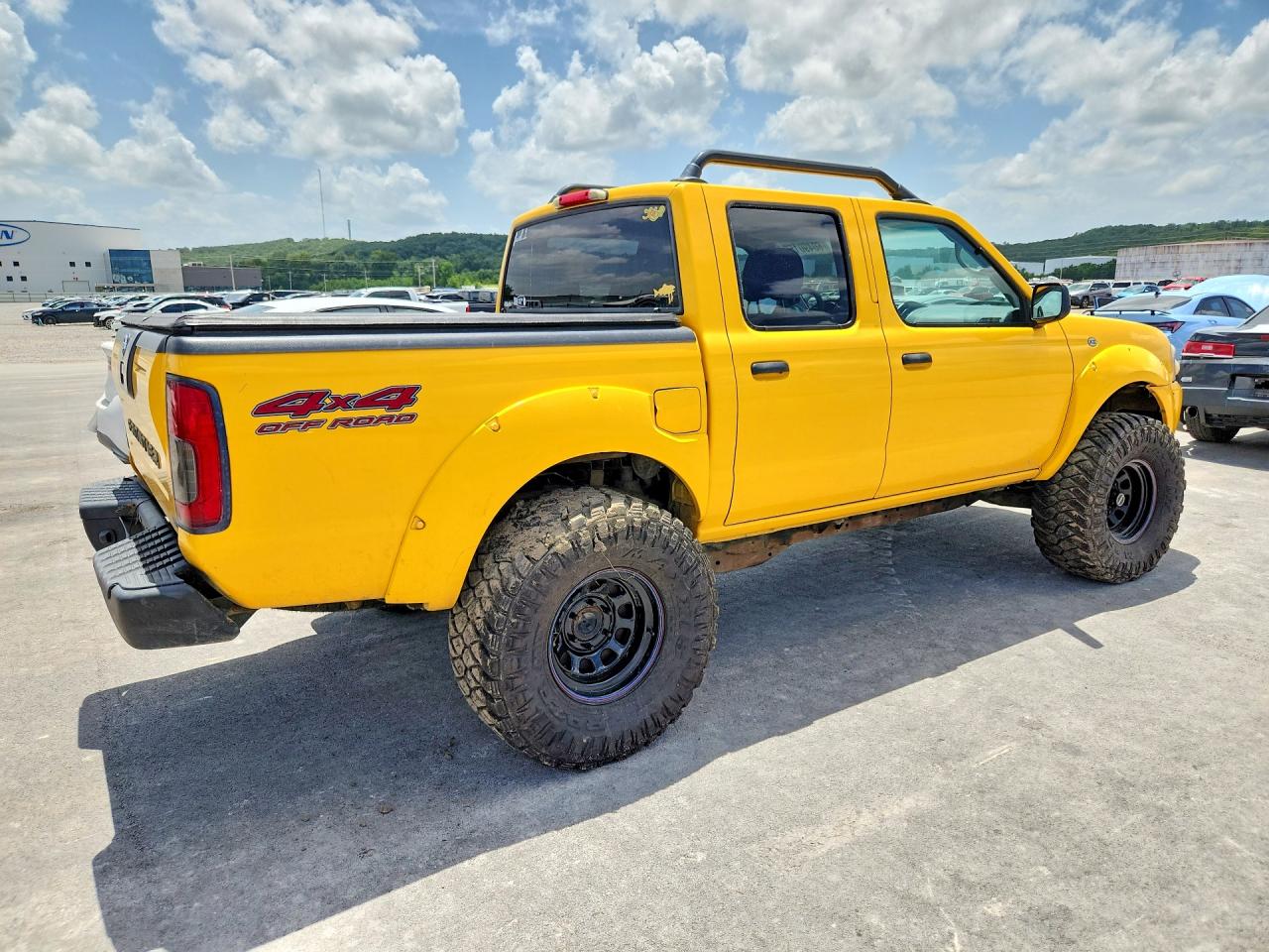2004 Nissan Frontier Crew Cab Xe V6 Yellow vin: 1N6ED27Y84C446125