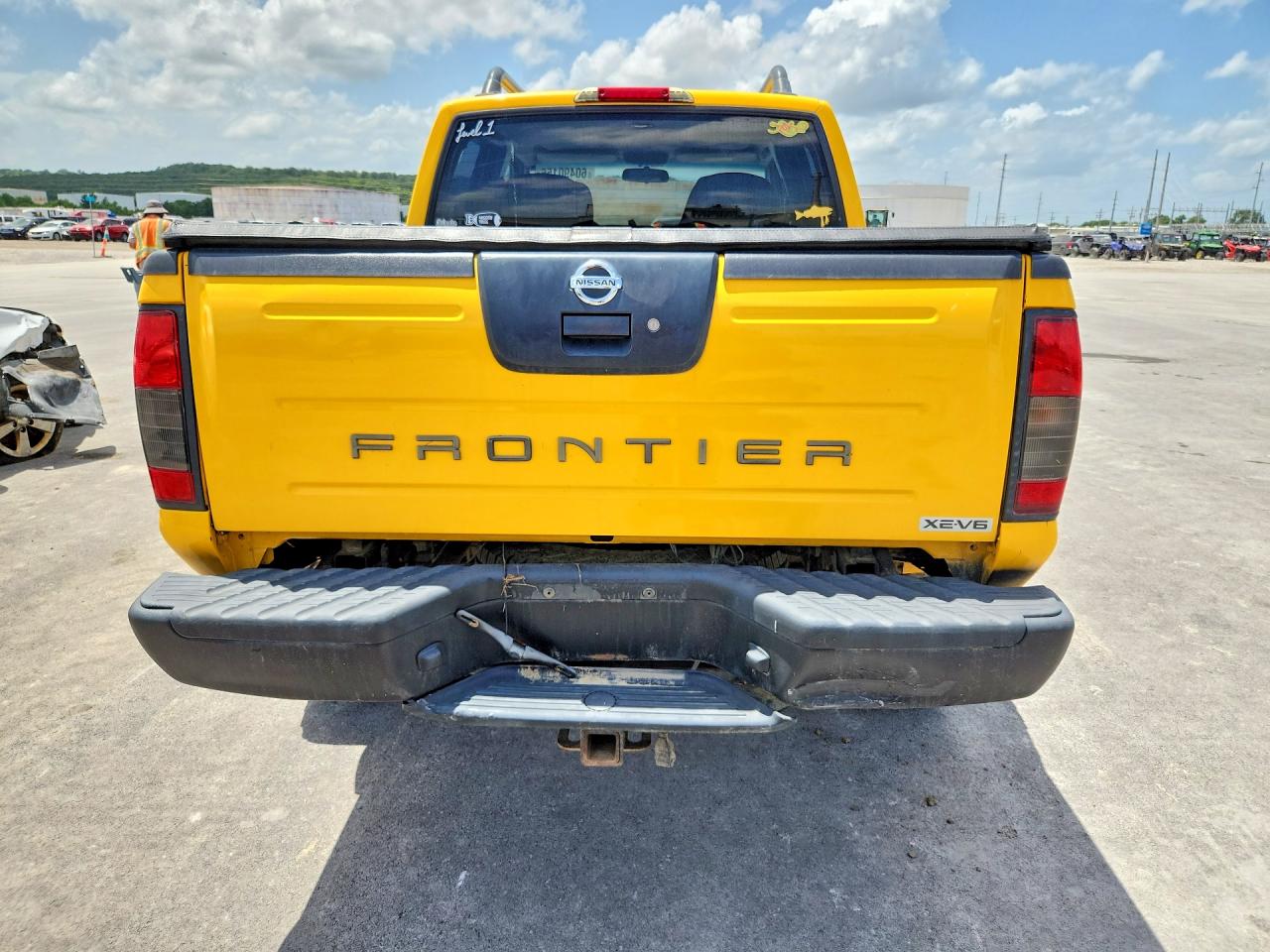 2004 Nissan Frontier Crew Cab Xe V6 Yellow vin: 1N6ED27Y84C446125