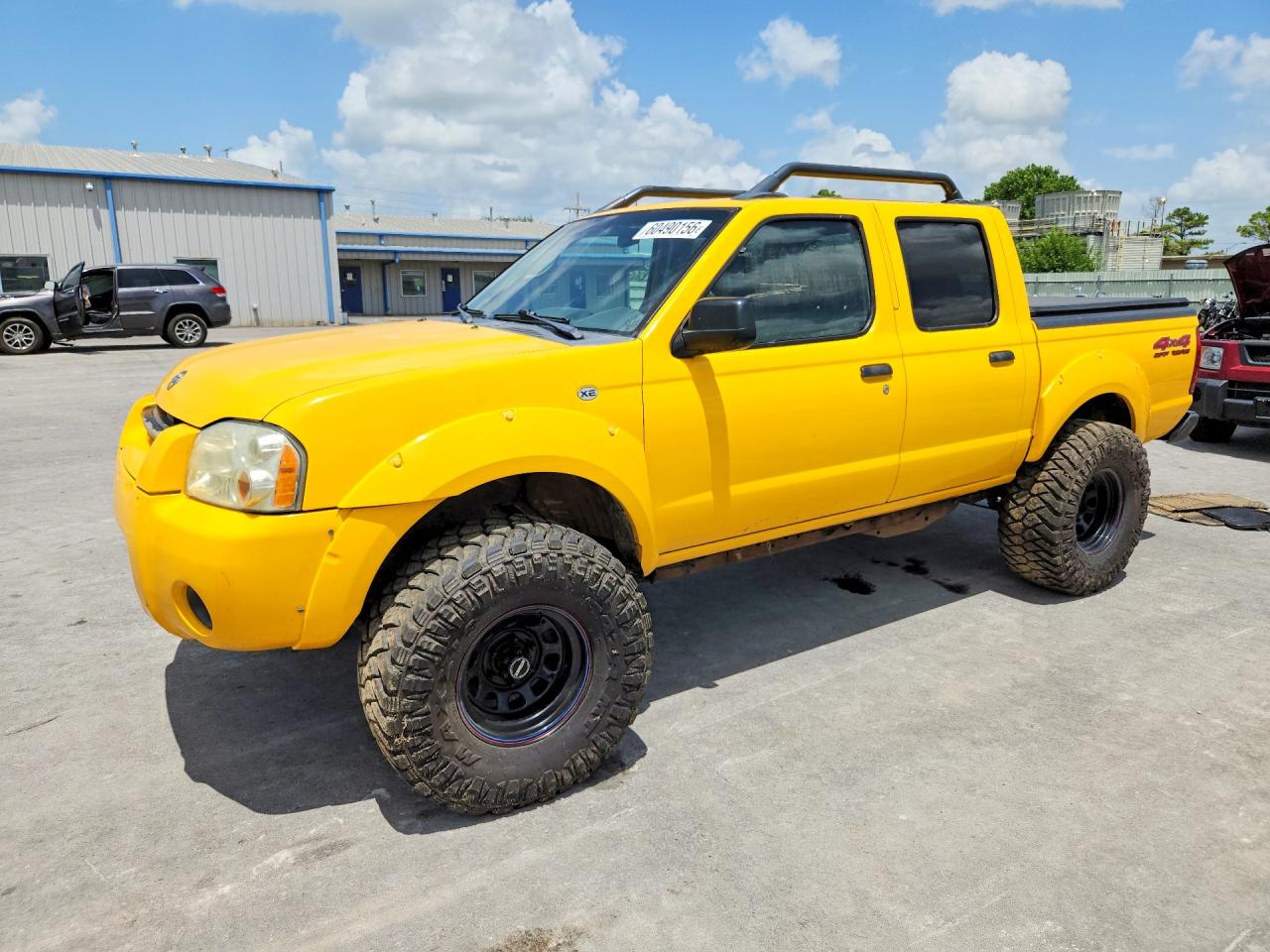 2004 Nissan Frontier Crew Cab Xe V6 Yellow vin: 1N6ED27Y84C446125