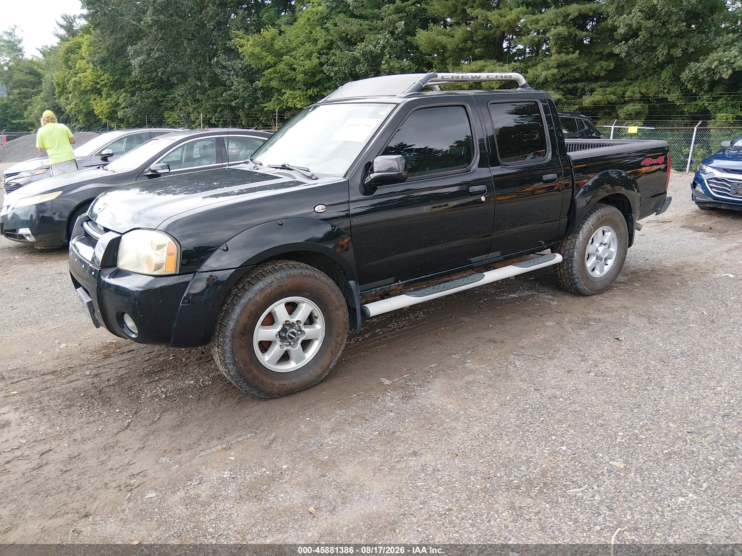 2003 Nissan Frontier Se-v6 Black vin: 1N6ED27Y93C422009