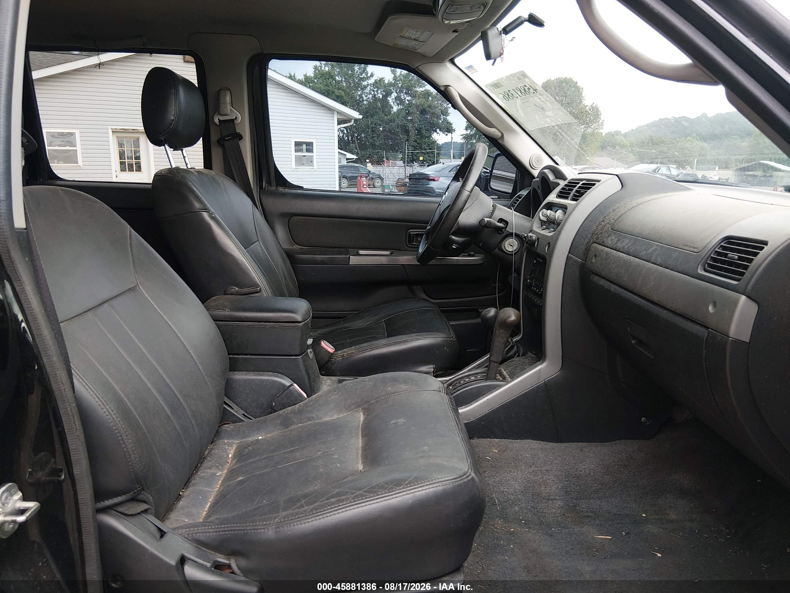 2003 Nissan Frontier Se-v6 Black vin: 1N6ED27Y93C422009