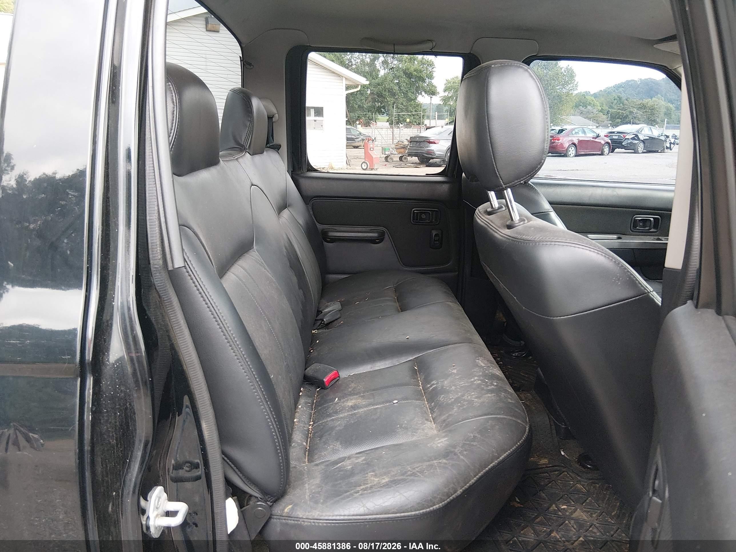 2003 Nissan Frontier Se-v6 Black vin: 1N6ED27Y93C422009