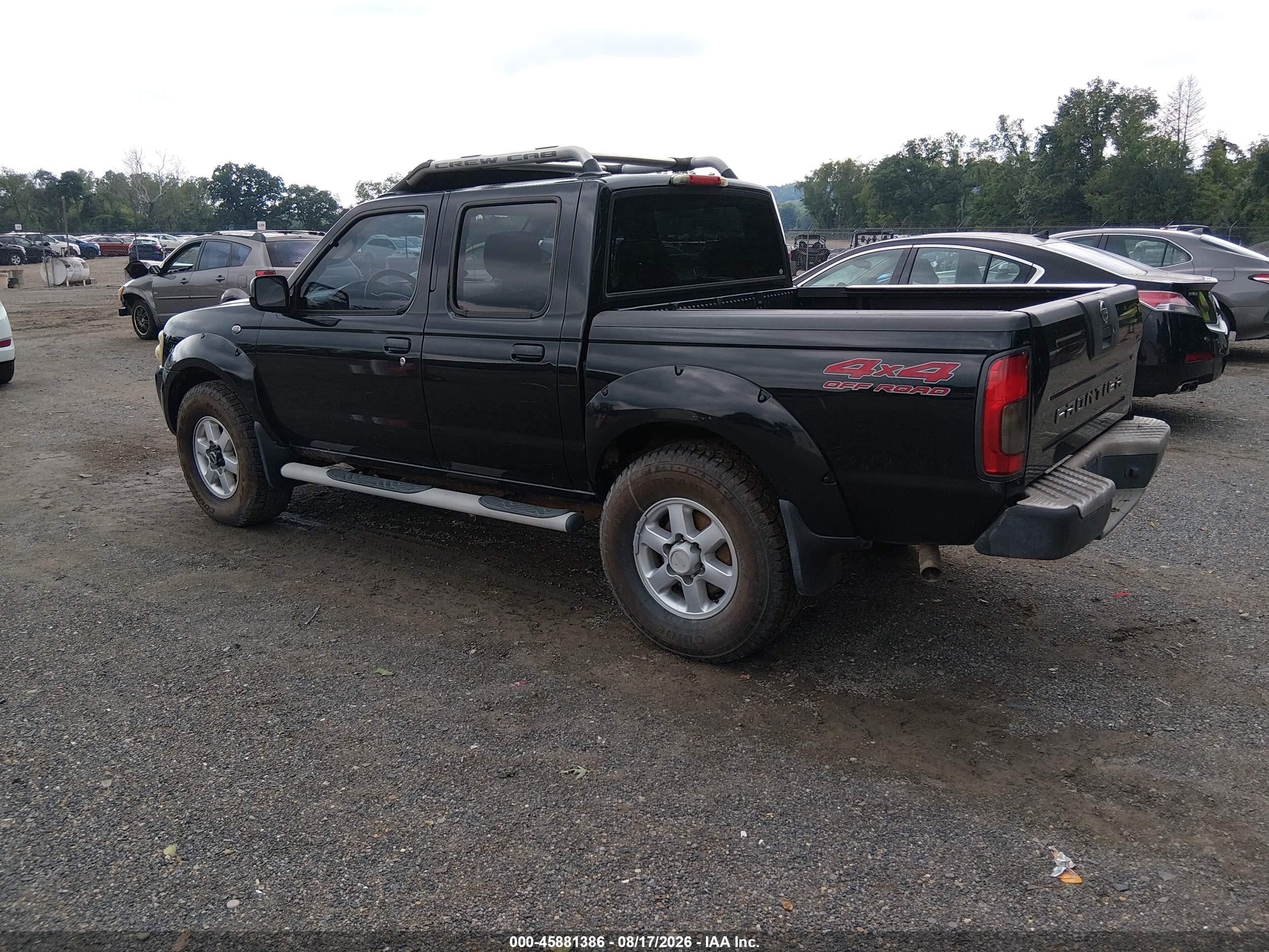 2003 Nissan Frontier Se-v6 Black vin: 1N6ED27Y93C422009