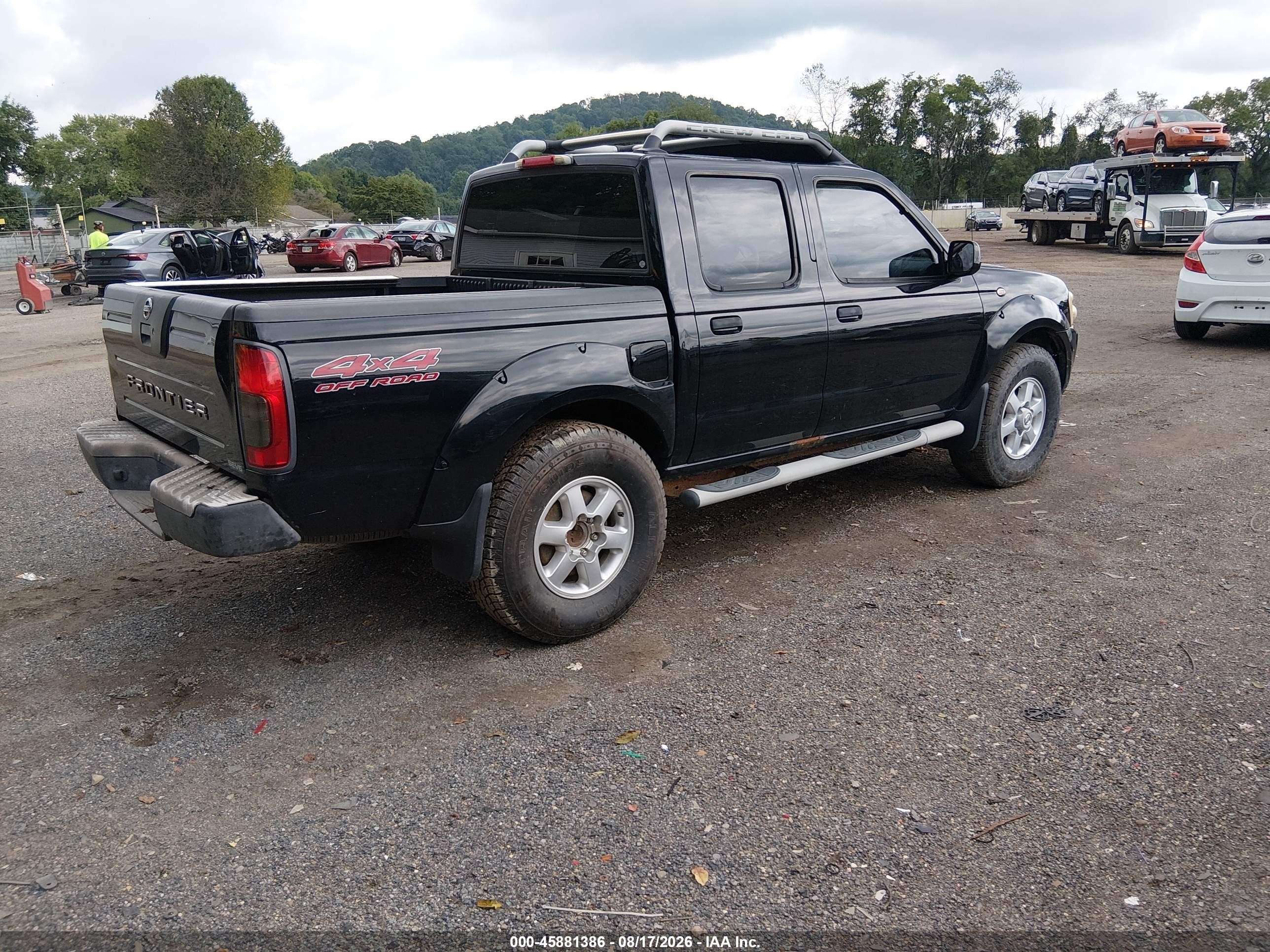 2003 Nissan Frontier Se-v6 Black vin: 1N6ED27Y93C422009