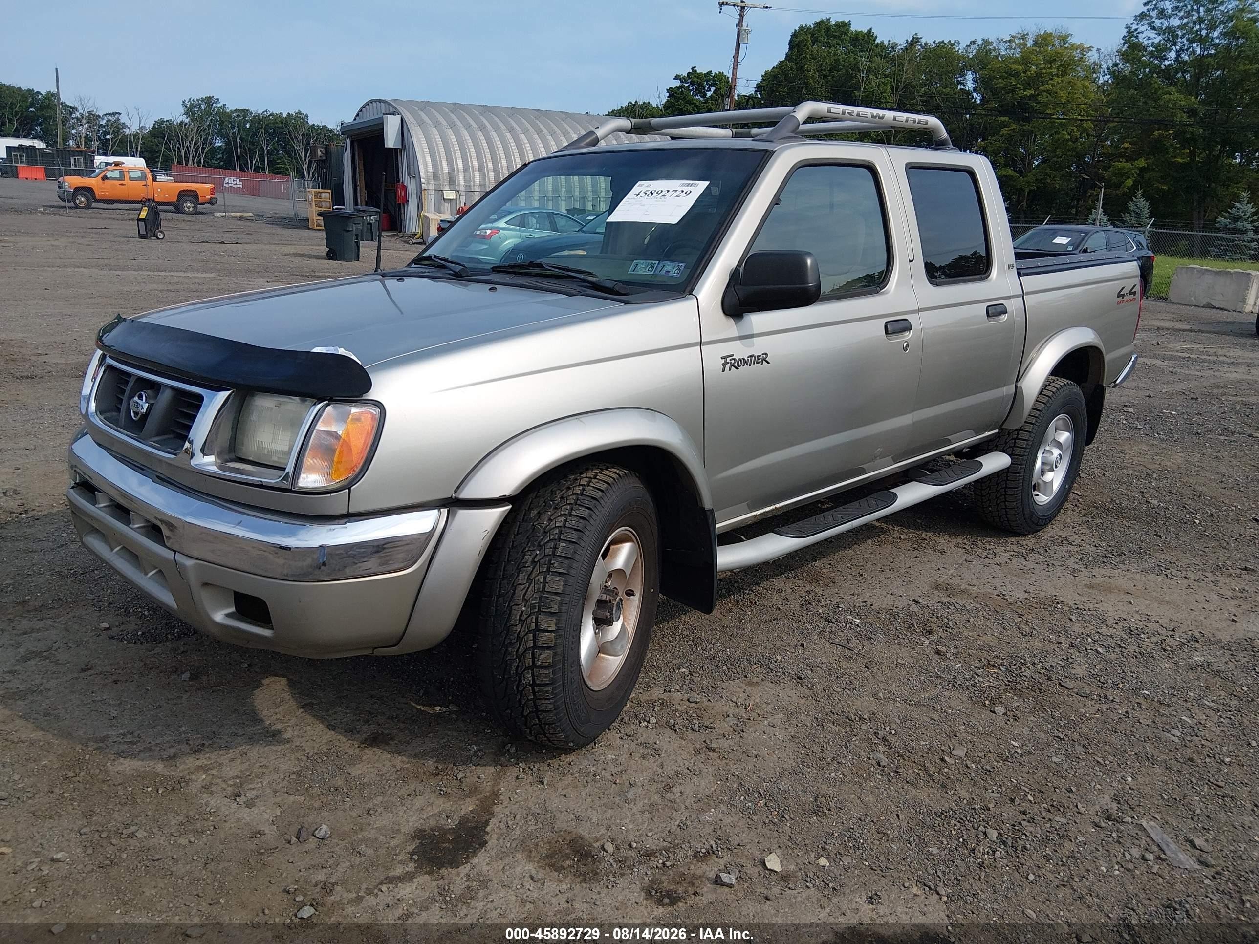 2000 Nissan Frontier Se-v6/xe-v6 Бежевый vin: 1N6ED27YXYC392882