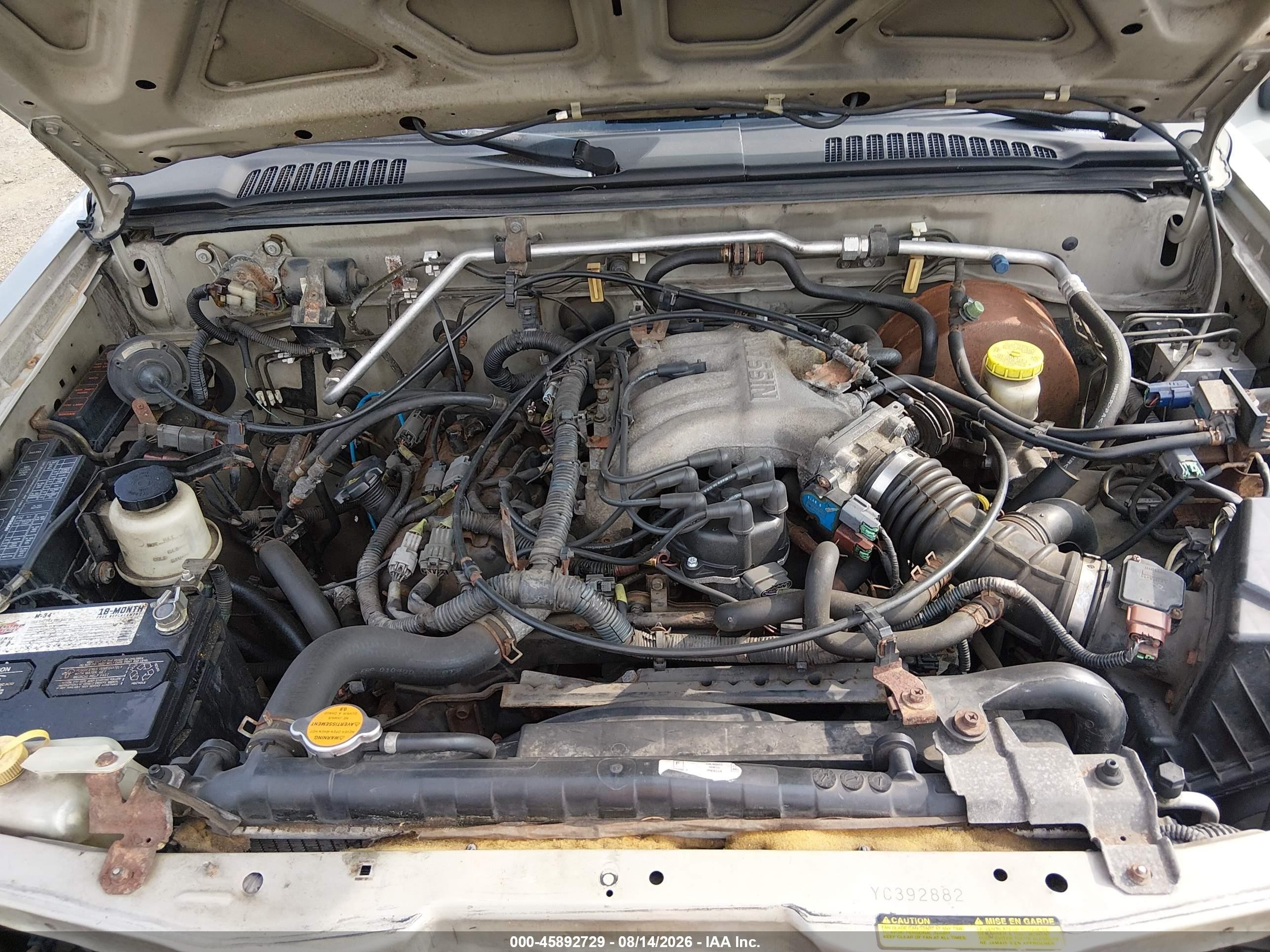 2000 Nissan Frontier Se-v6/xe-v6 Бежевый vin: 1N6ED27YXYC392882