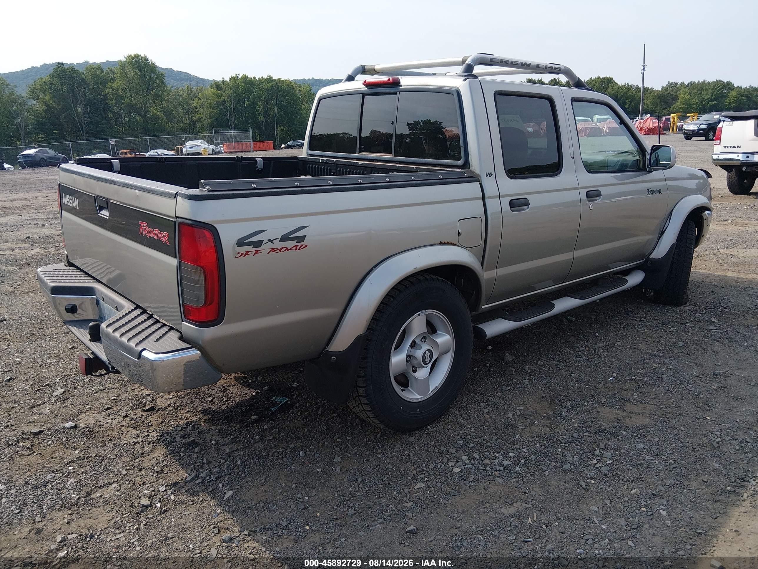 2000 Nissan Frontier Se-v6/xe-v6 Бежевый vin: 1N6ED27YXYC392882