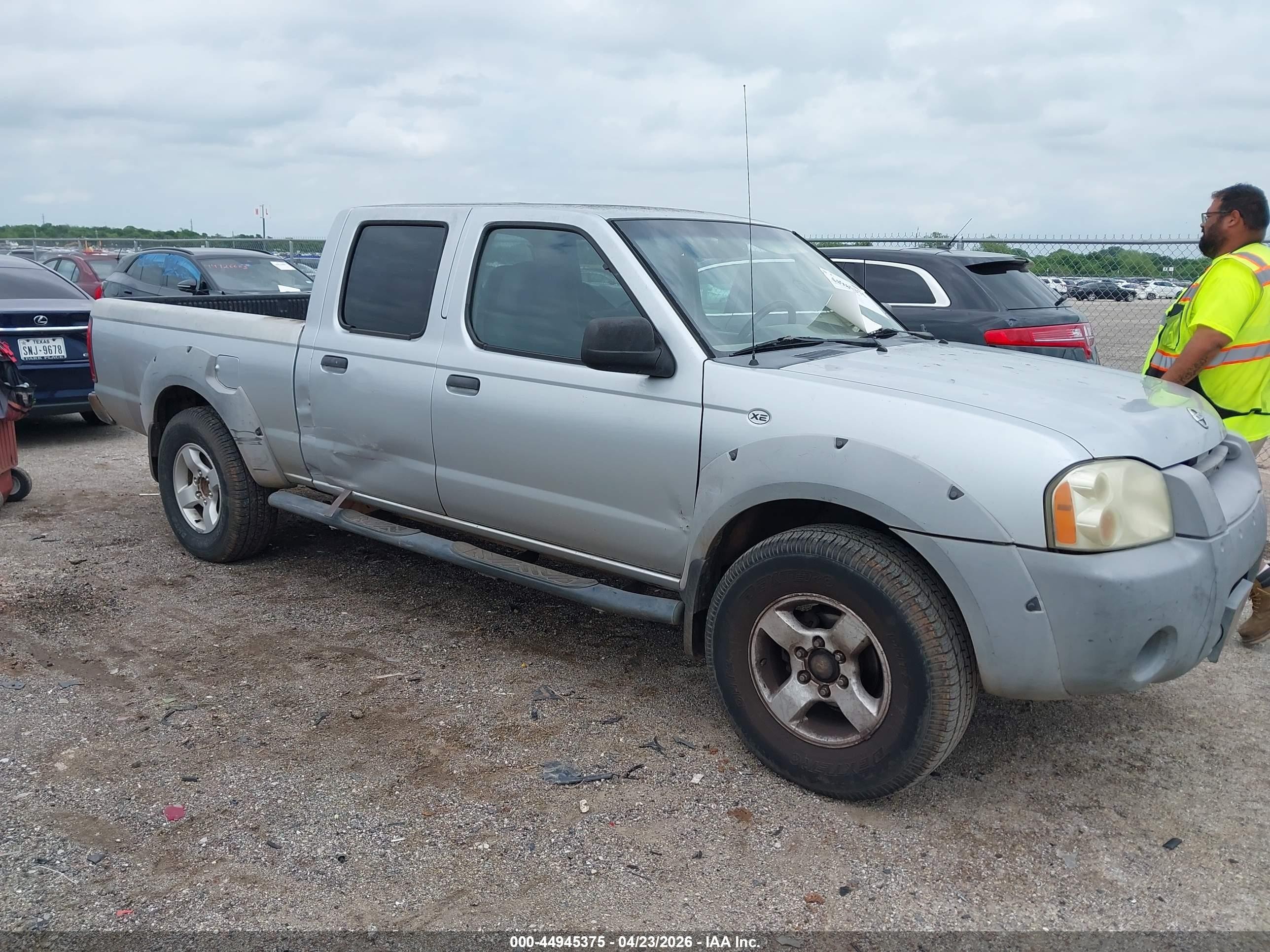 2002 Nissan Frontier Xe-v6 Silver vin: 1N6ED29X12C307536