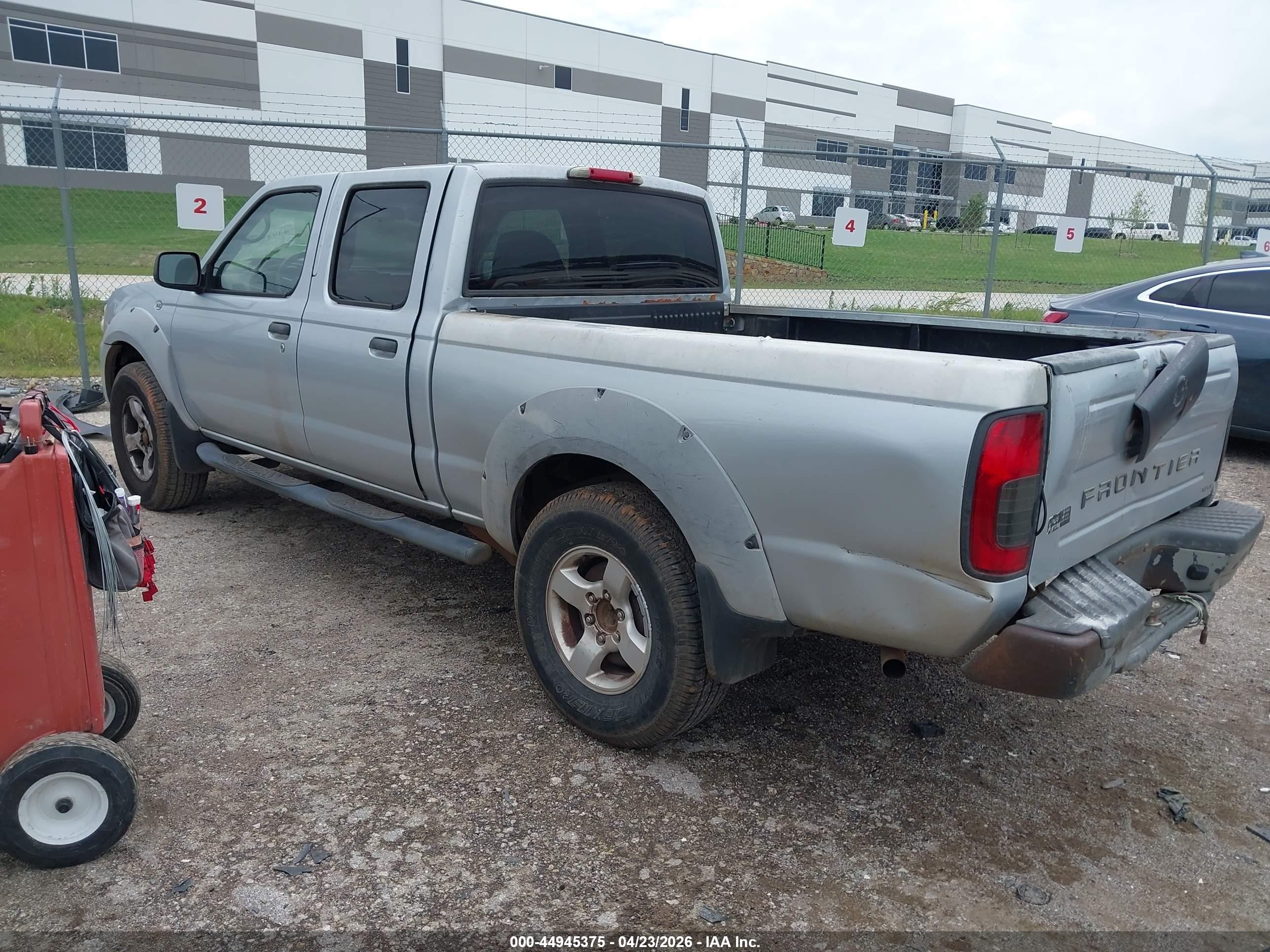 2002 Nissan Frontier Xe-v6 Silver vin: 1N6ED29X12C307536