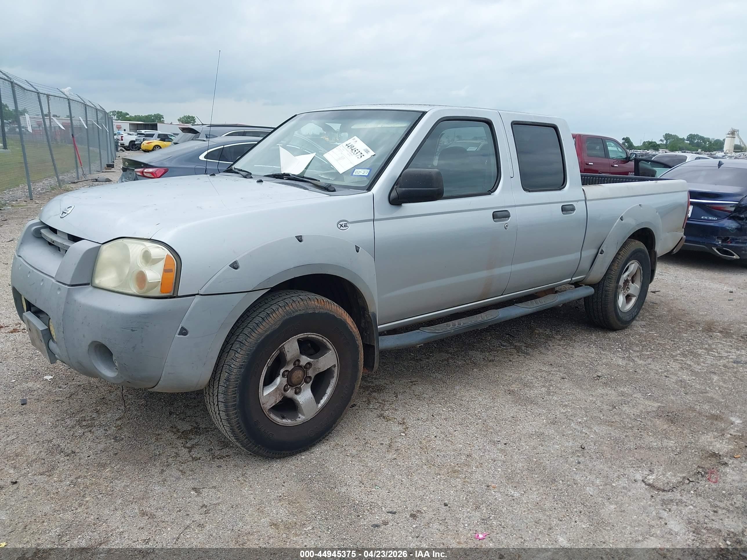 2002 Nissan Frontier Xe-v6 Silver vin: 1N6ED29X12C307536
