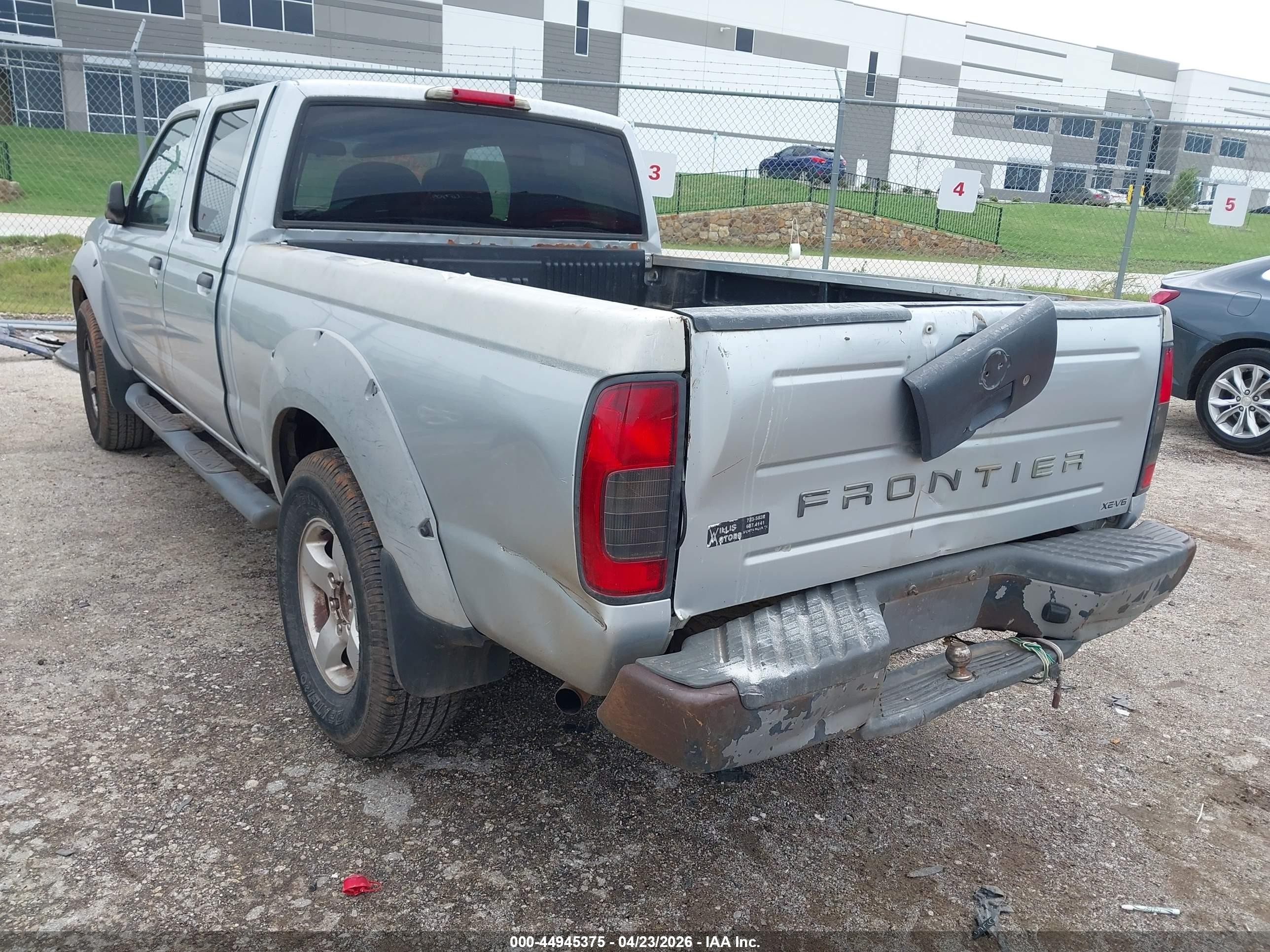 2002 Nissan Frontier Xe-v6 Silver vin: 1N6ED29X12C307536